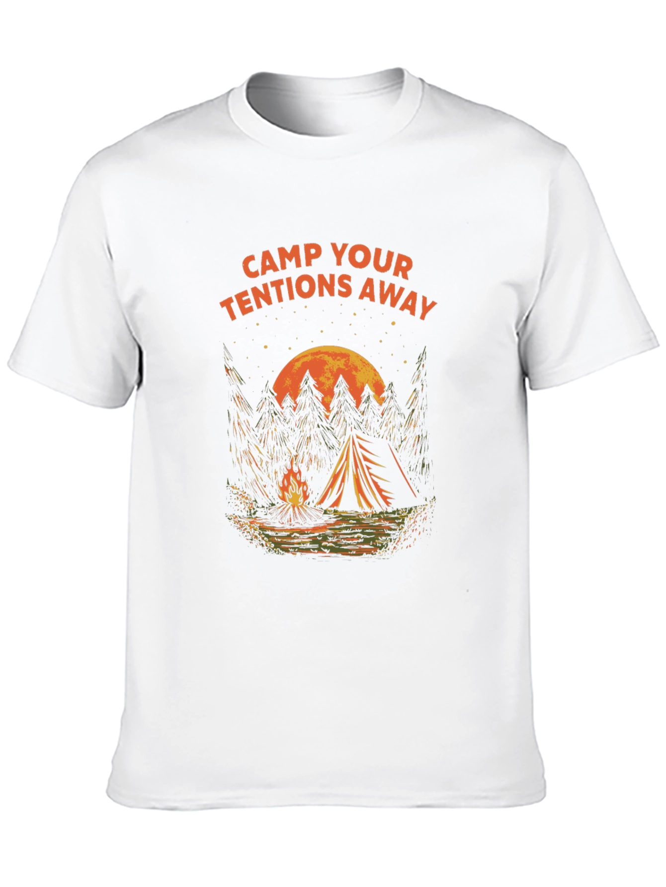 Camp Your Tentions Away Graphic Tee