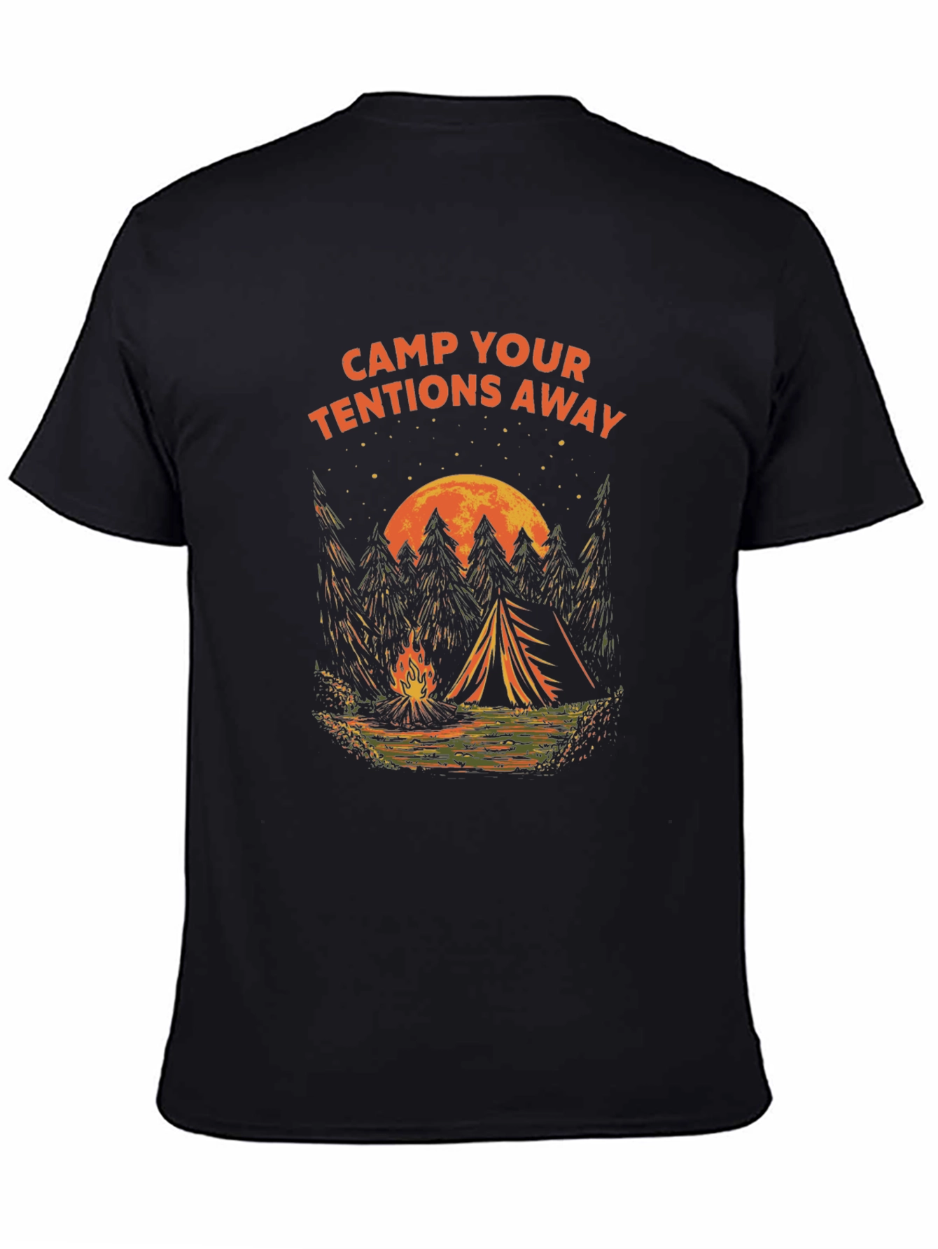 Camp Your Tentions Away Graphic Tee