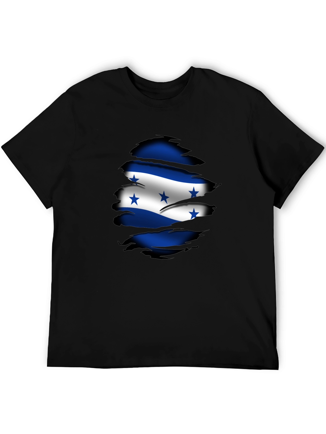 Honduras Flag Ripped T-Shirt - Country Pride