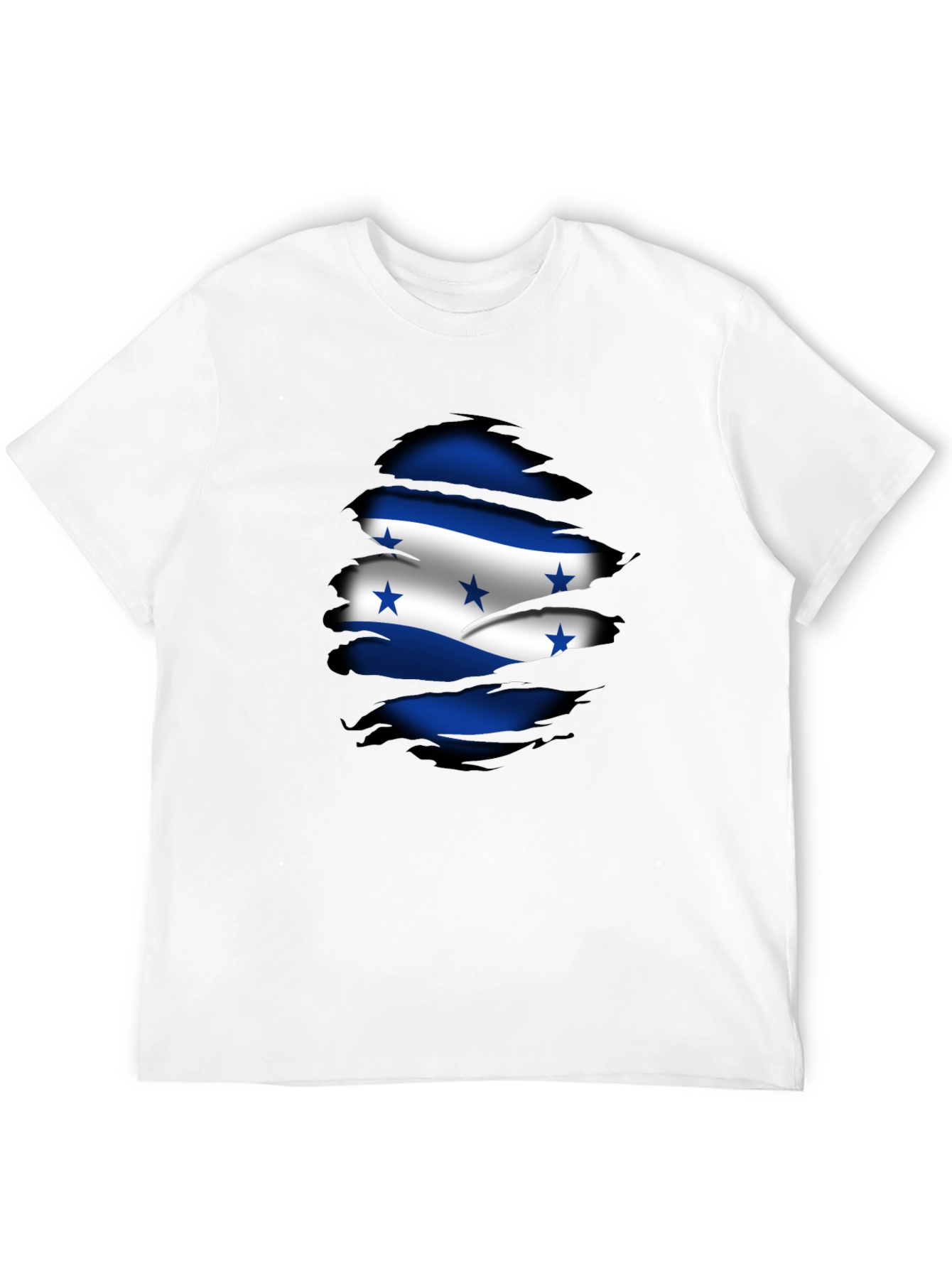 Honduras Flag Ripped T-Shirt - Country Pride