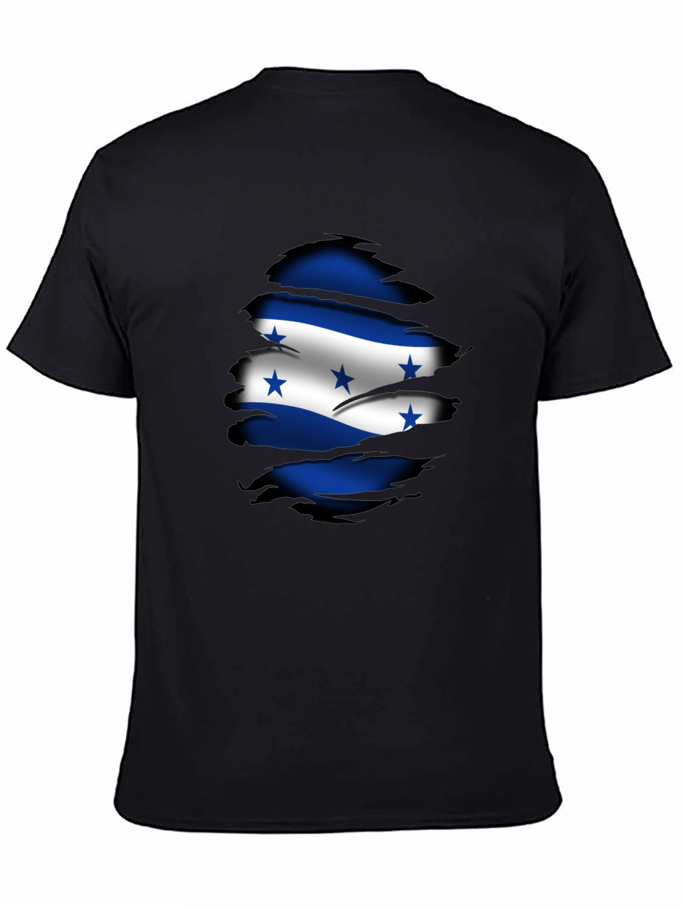 Honduras Flag Ripped T-Shirt - Country Pride