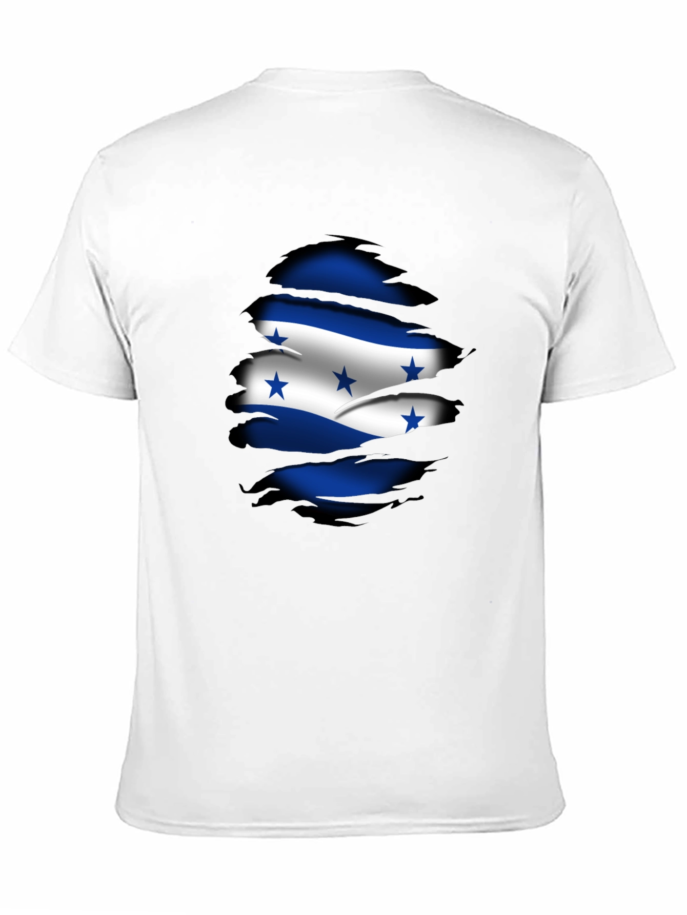 Honduras Flag Ripped T-Shirt - Country Pride
