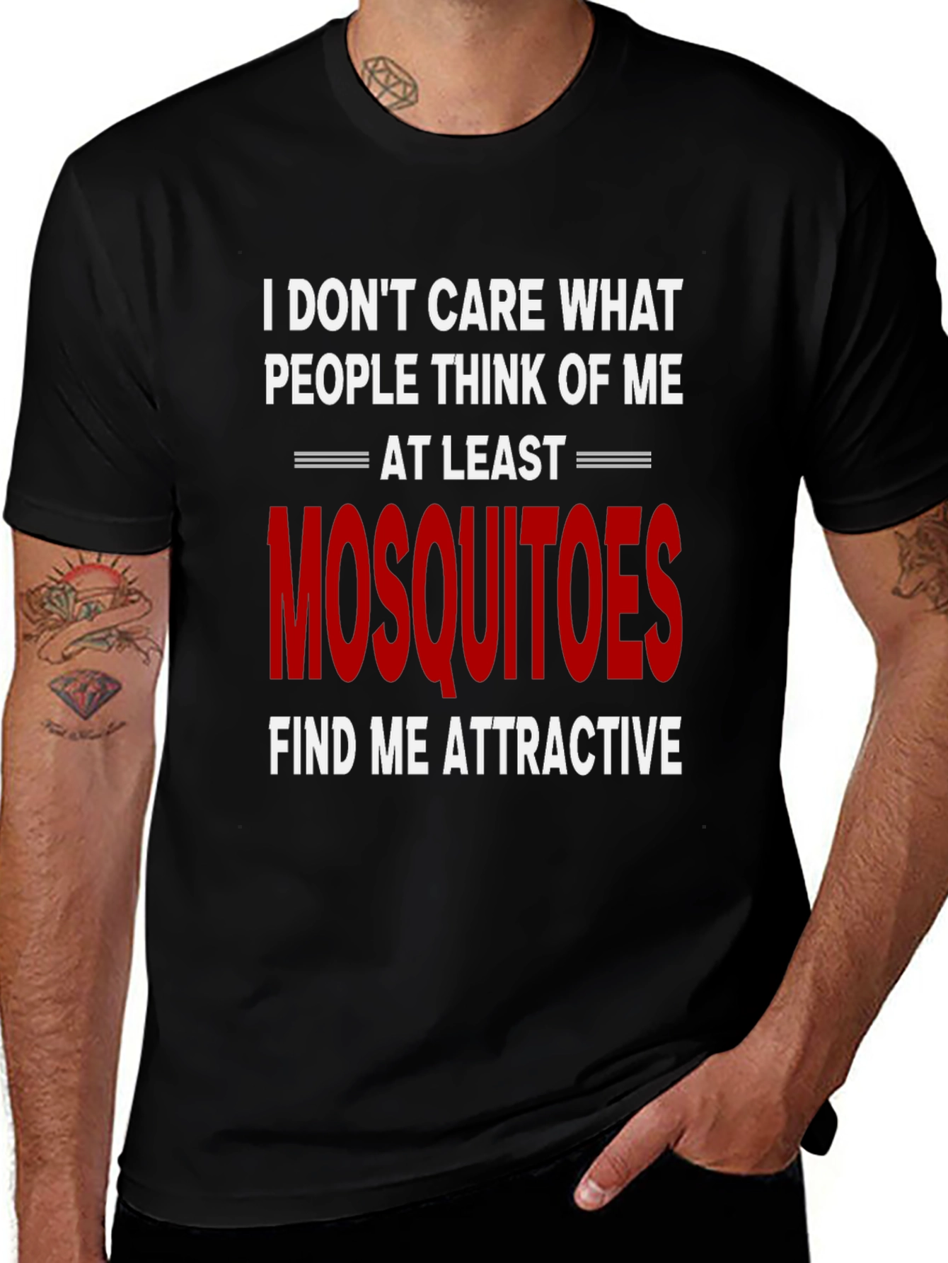 Humorous Mosquito Attraction Graphic Tee