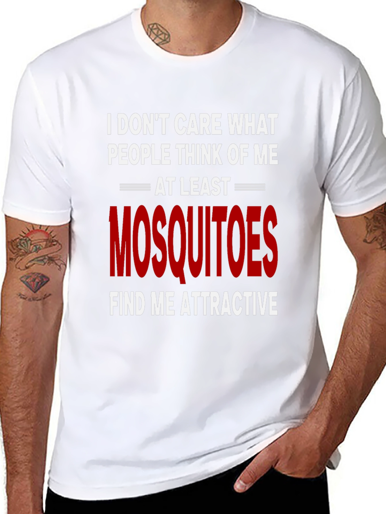 Humorous Mosquito Attraction Graphic Tee