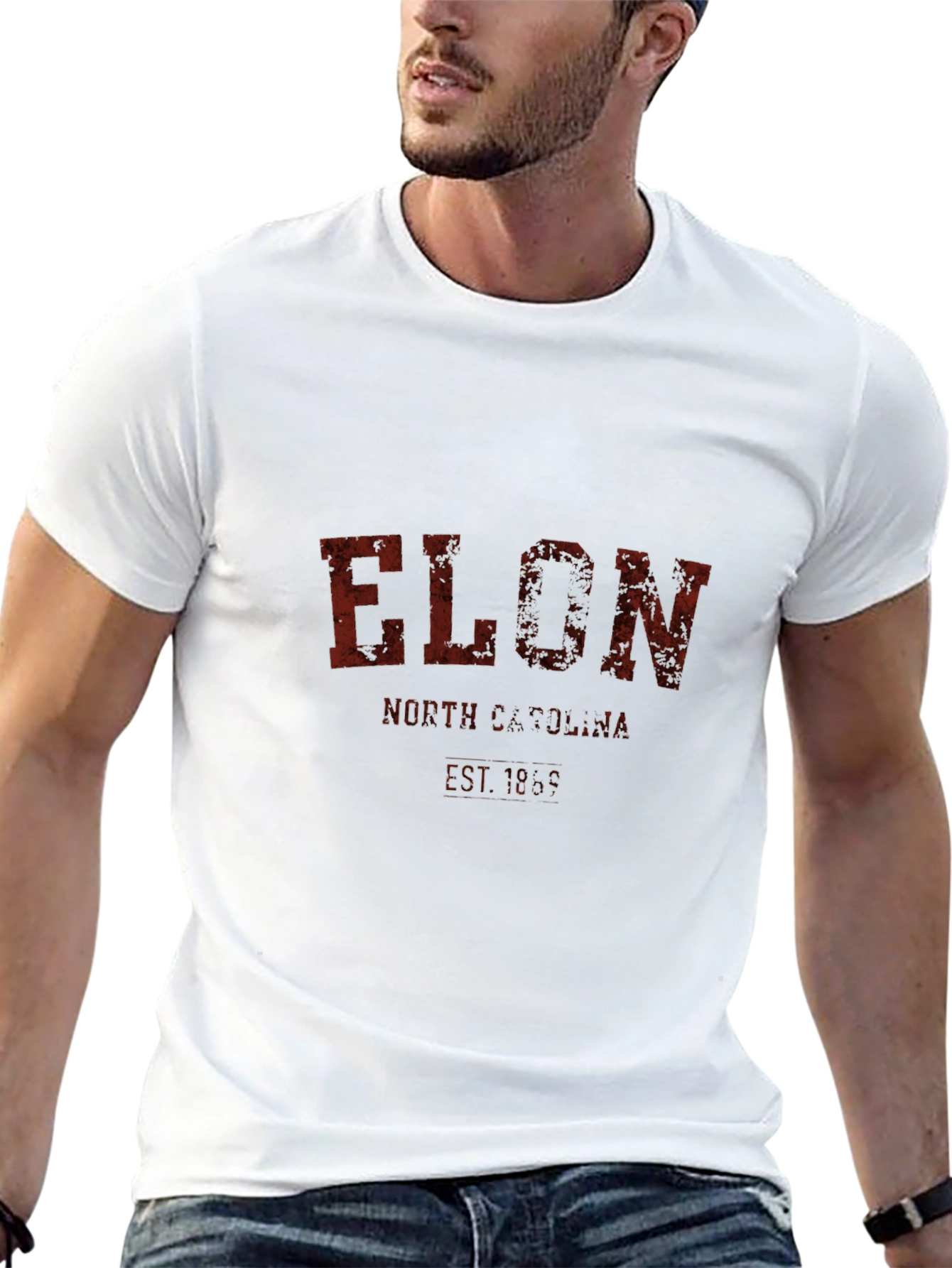 Elon North Carolina Black T-Shirt