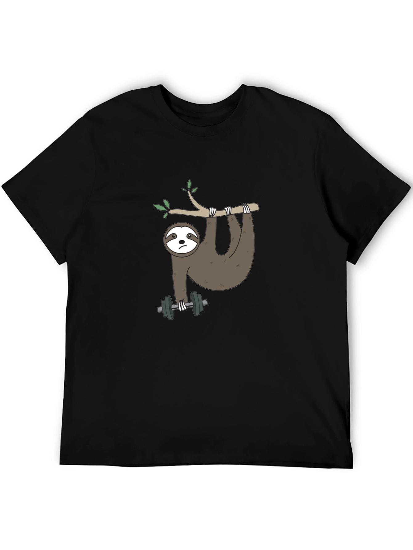 Sloth Lifting Weights Graphic Tee