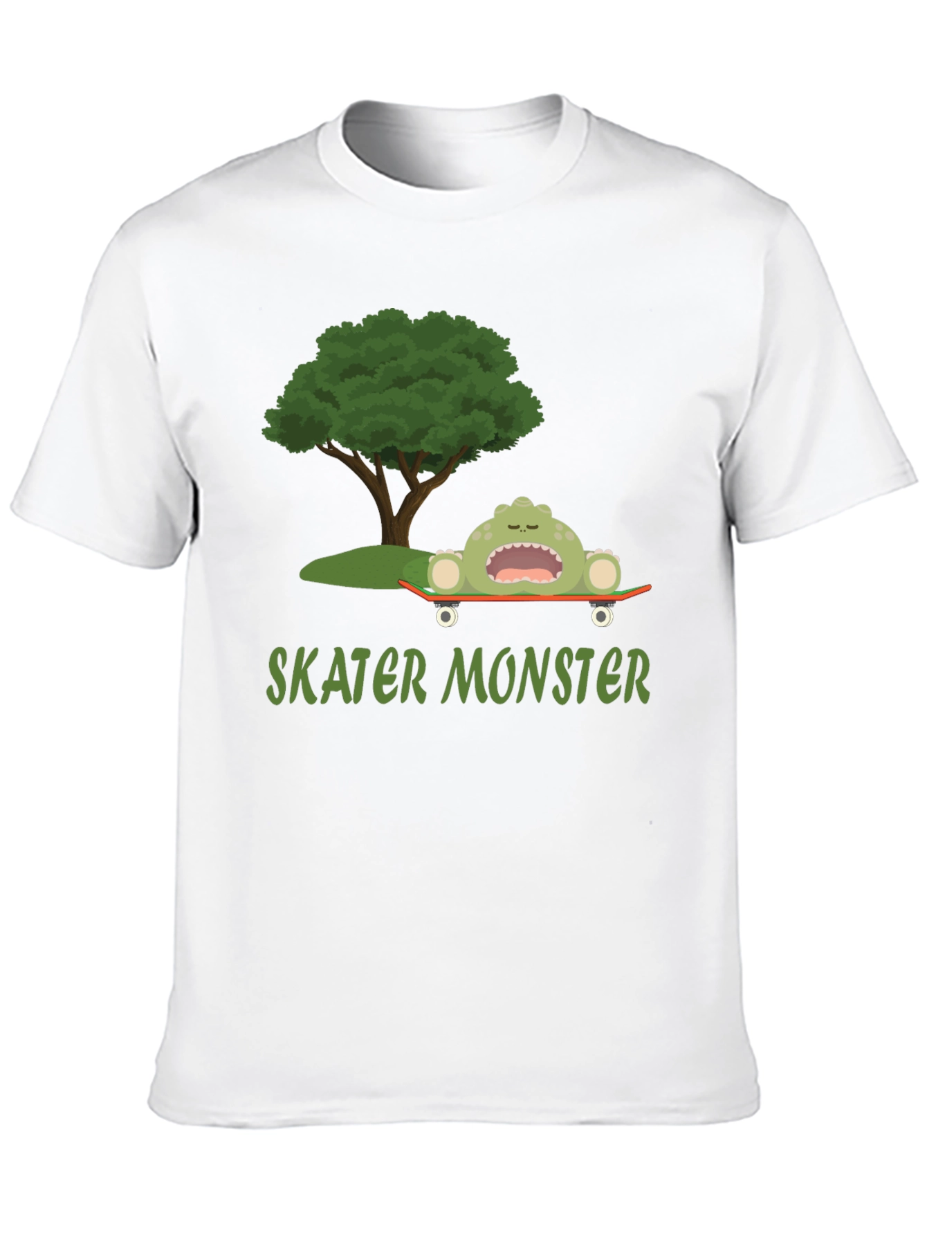 Skater Monster Graphic T-Shirt - Fun and Unique Design