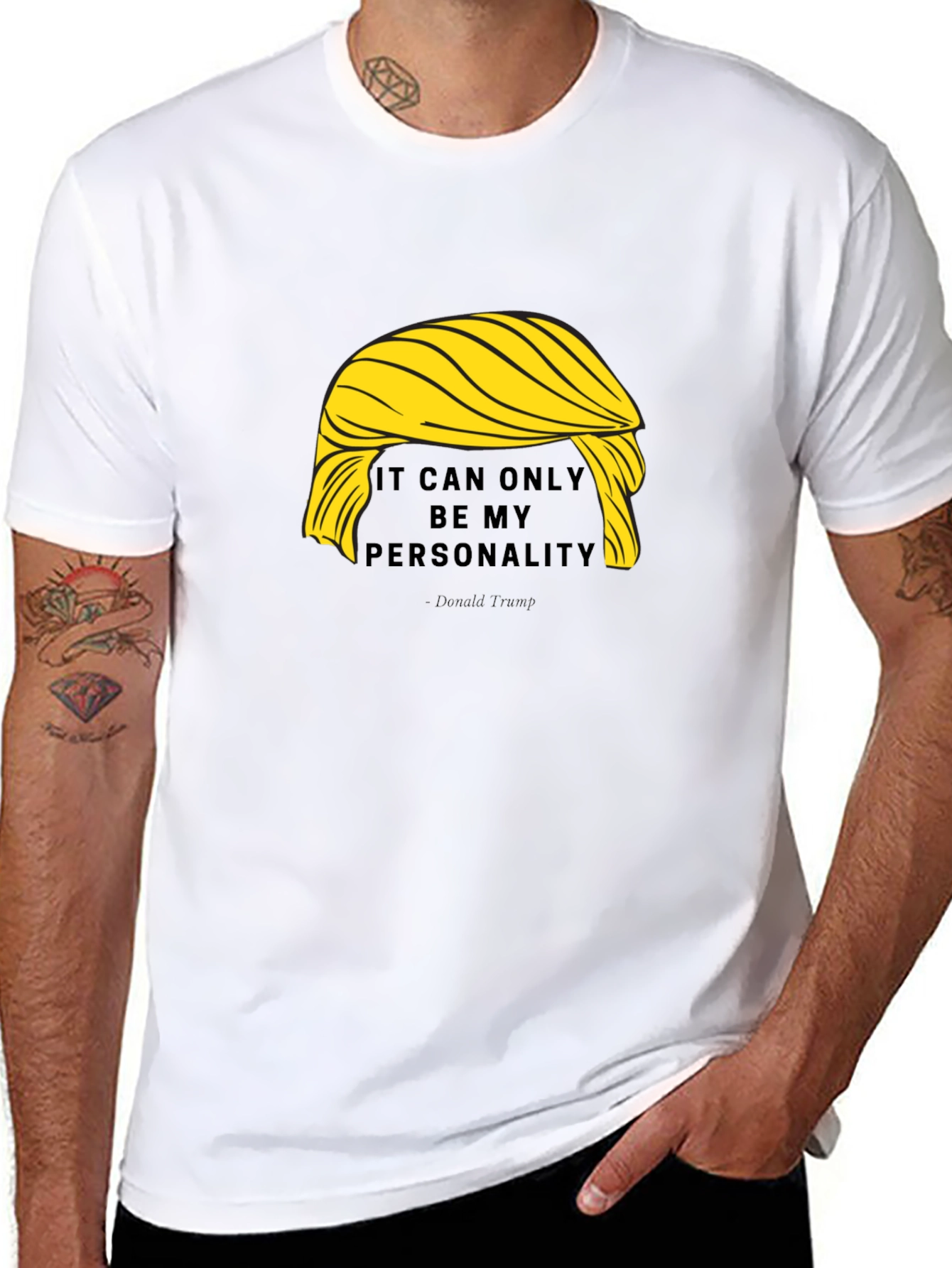 Funny Trump Hair Personality T-Shirt