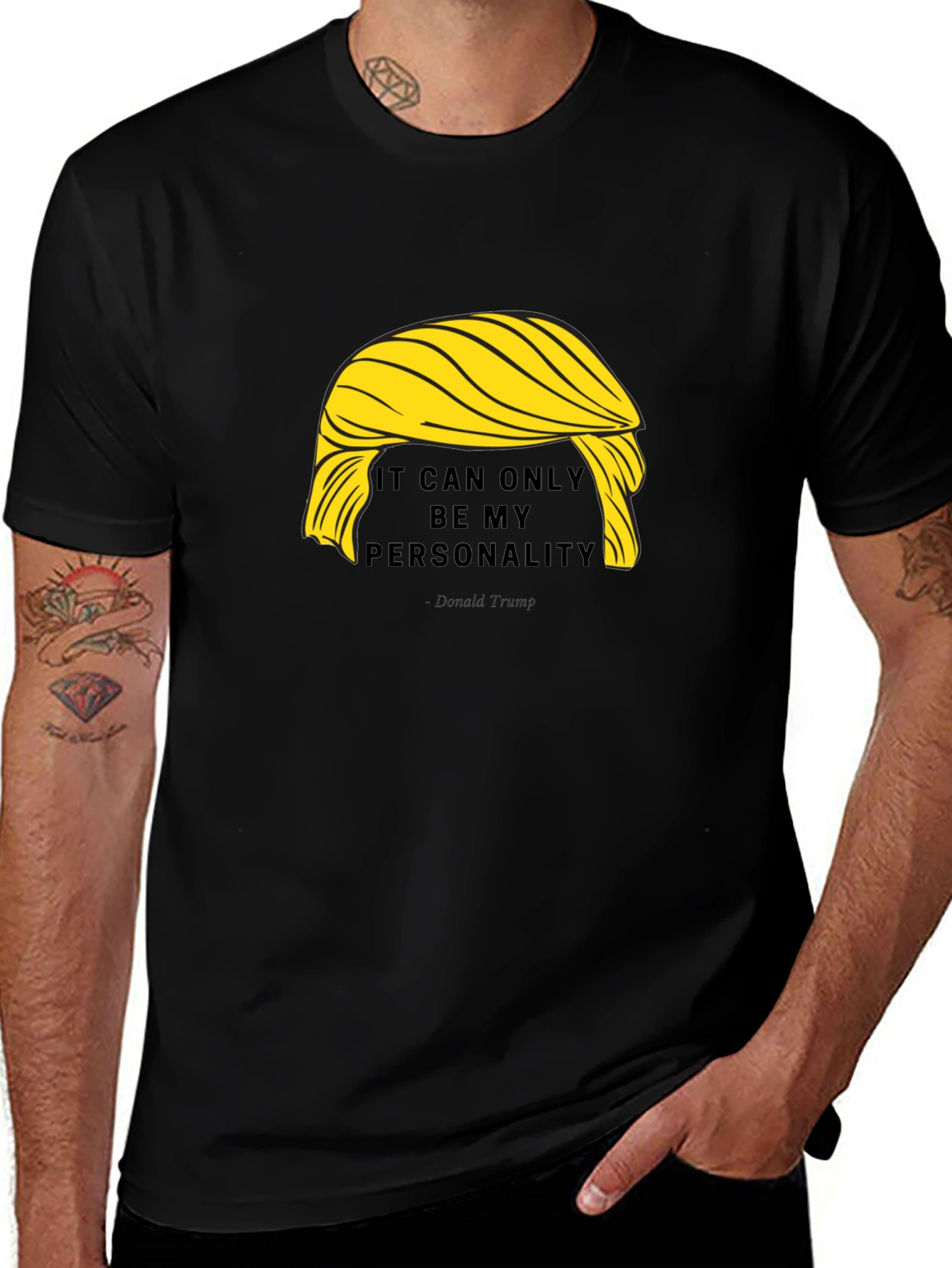 Funny Trump Hair Personality T-Shirt