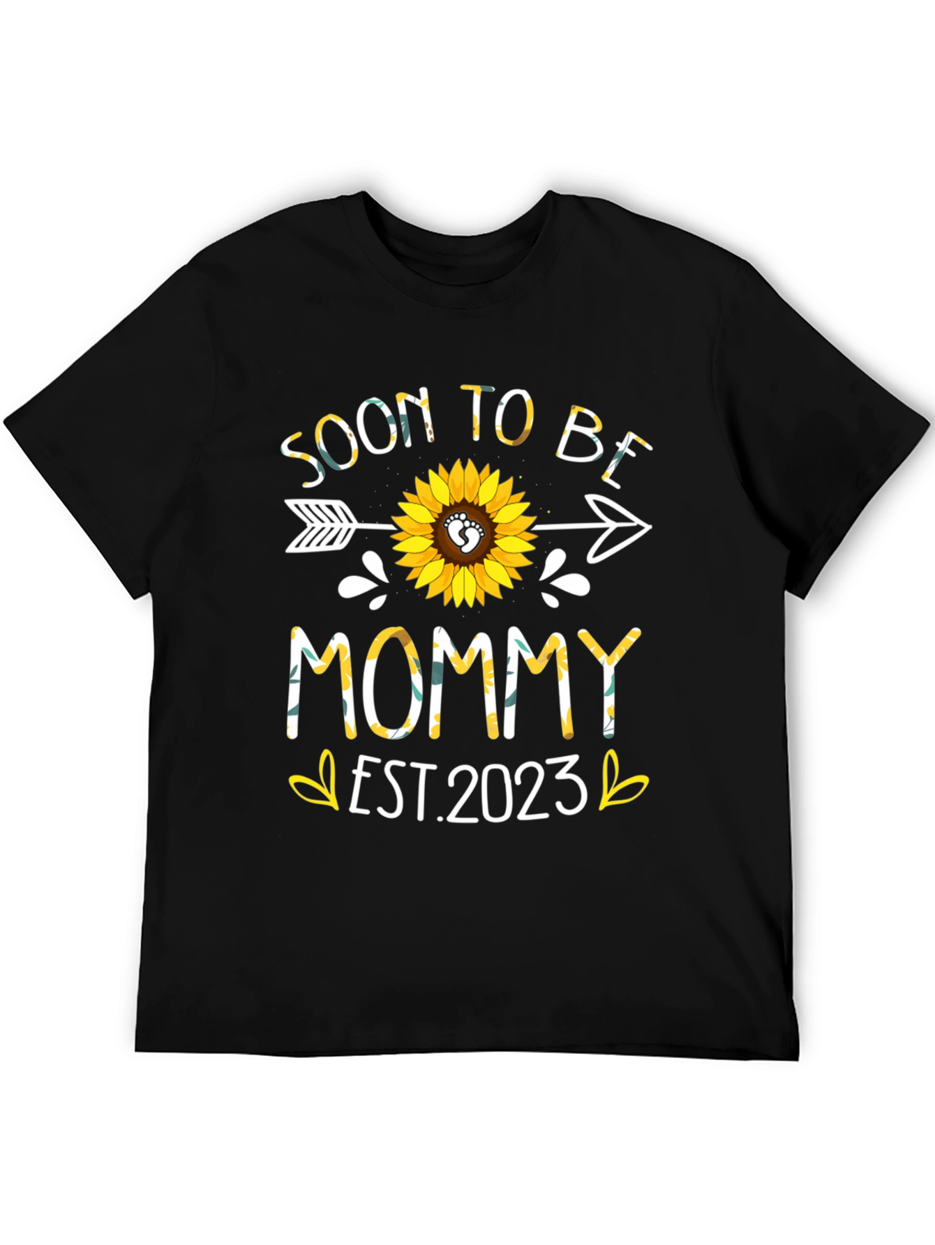 Soon to Be Mommy Est. 2023 Sunflower Shirt