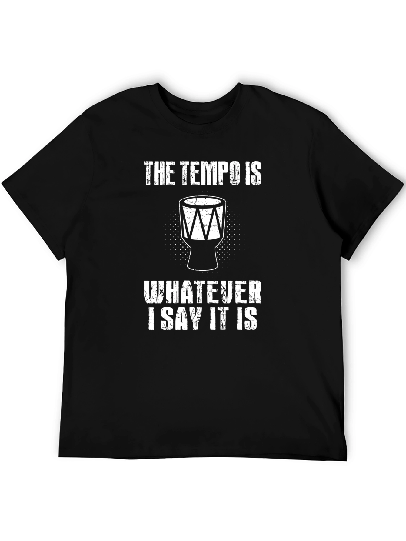 Tempo Drummer T-Shirt - Music Lover Gift
