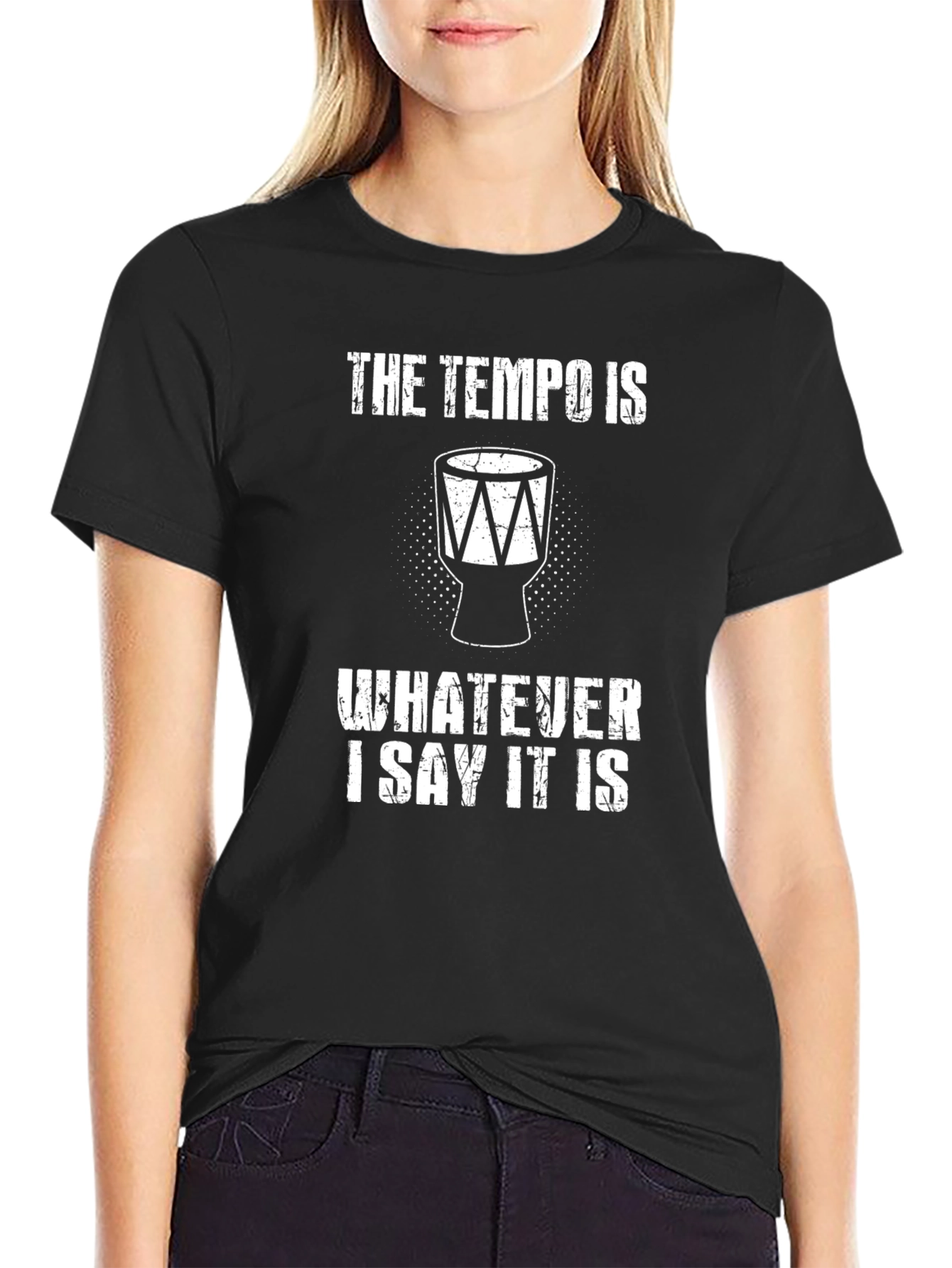 Tempo Drummer T-Shirt - Music Lover Gift