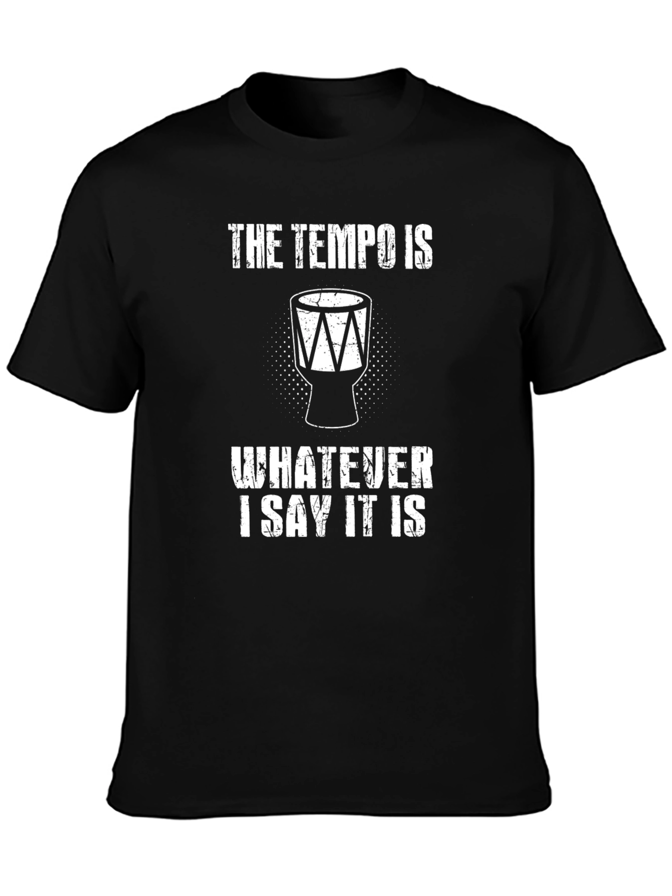 Tempo Drummer T-Shirt - Music Lover Gift