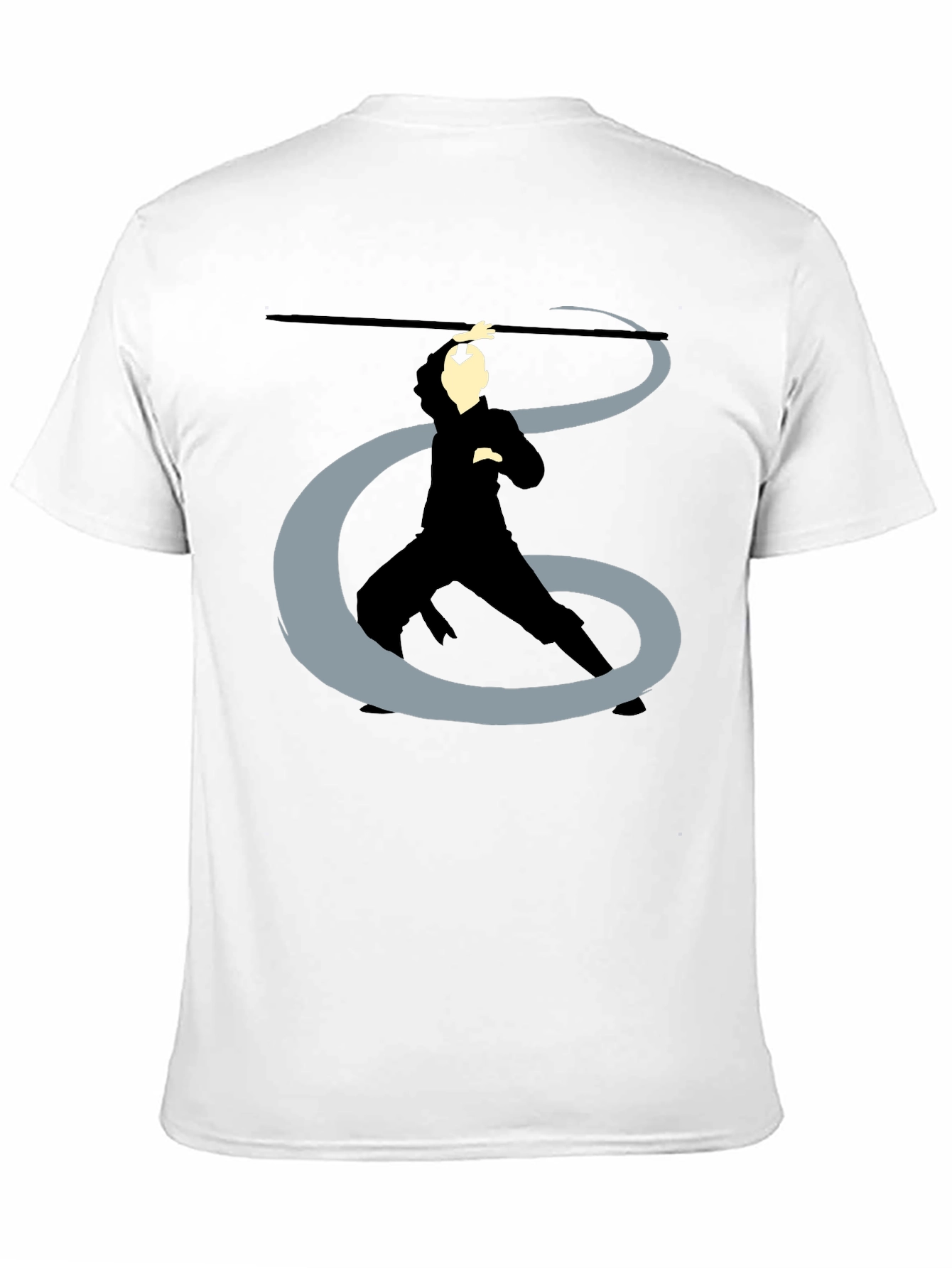 Avatar Aang T-Shirt - Black Graphic Print