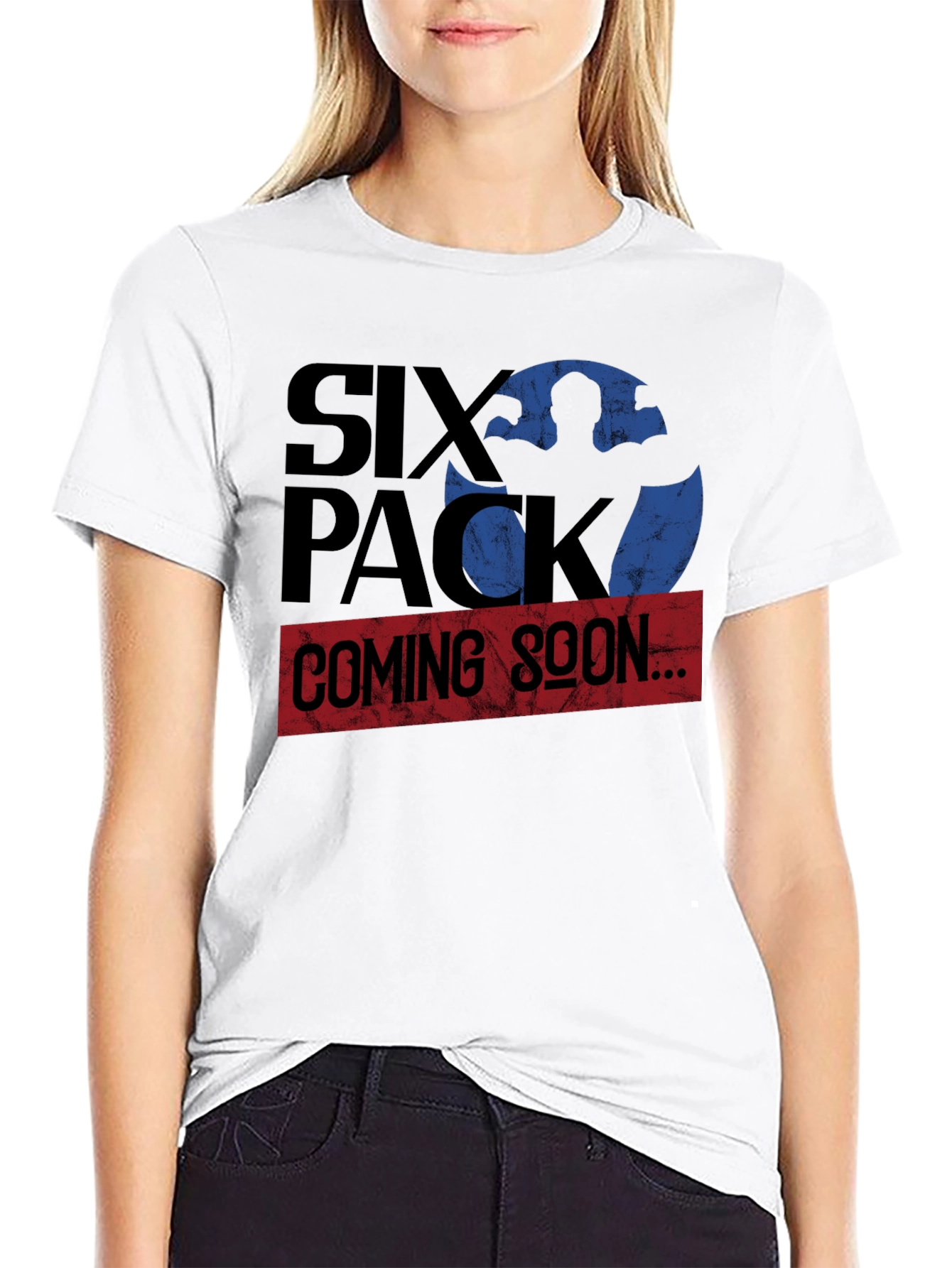 Six Pack Coming Soon Graphic Tee Shirt