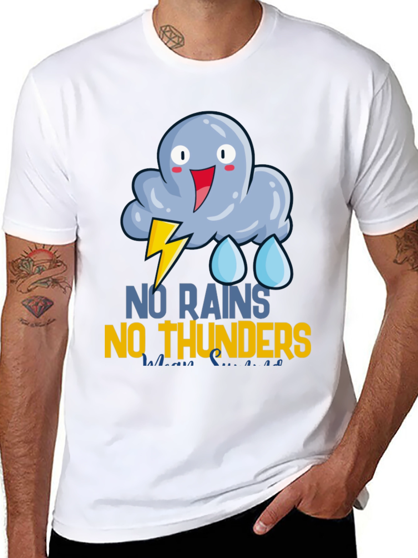 No Rains No Thunders Graphic Tee