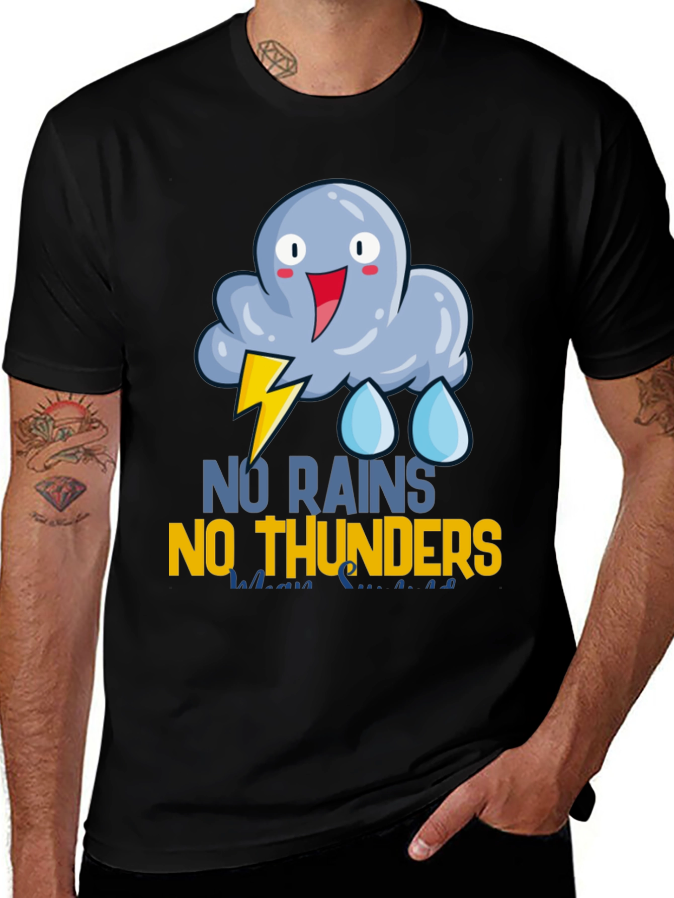 No Rains No Thunders Graphic Tee