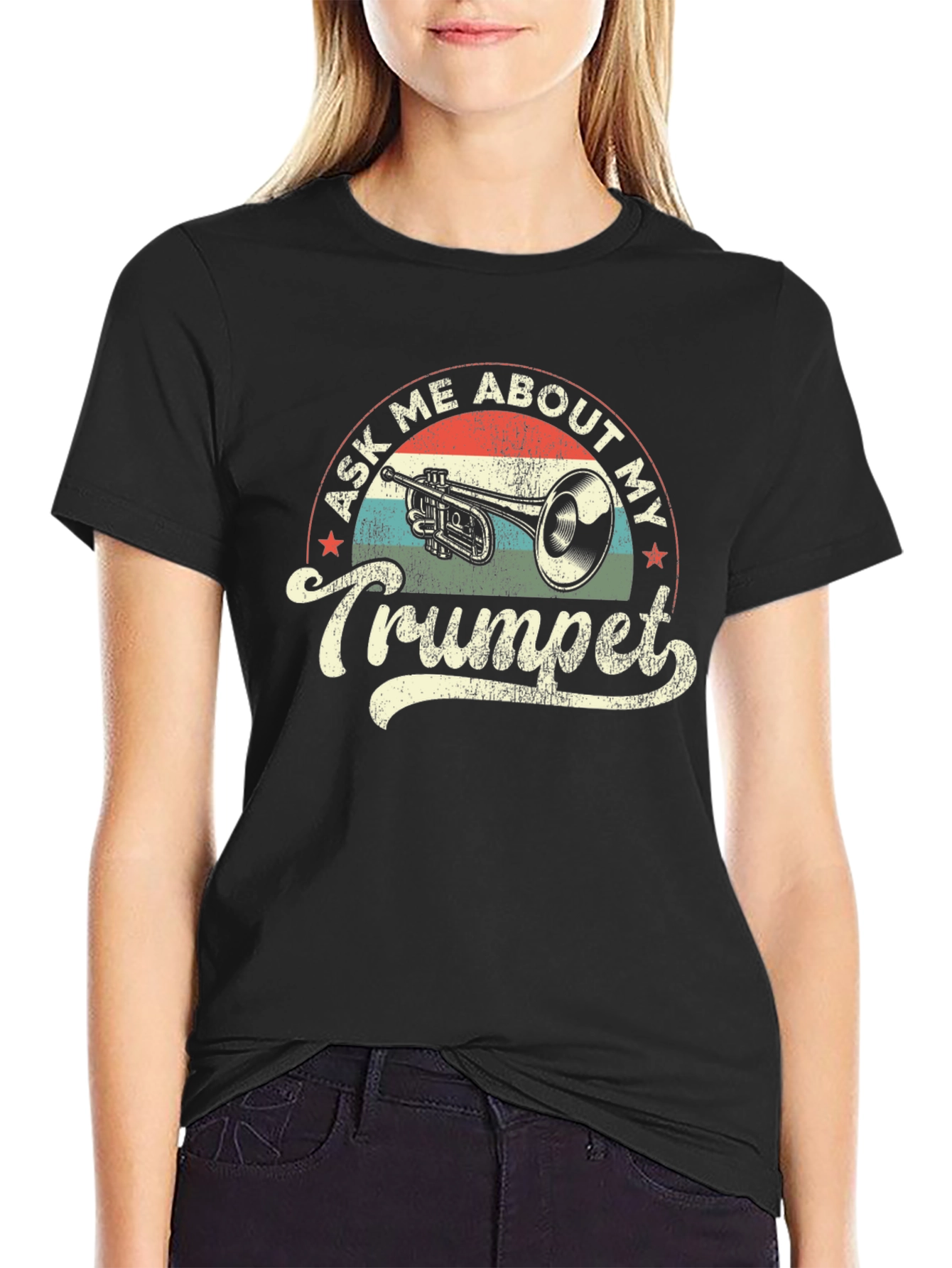 Ask Me About My Trumpet T-Shirt