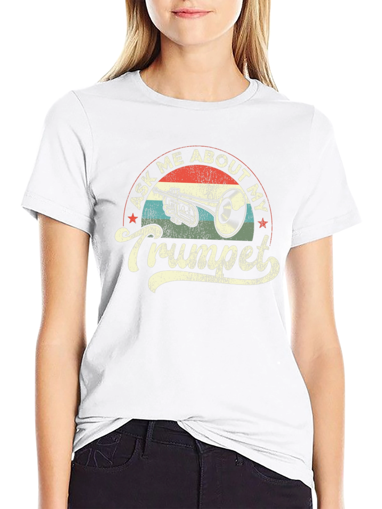 Ask Me About My Trumpet T-Shirt