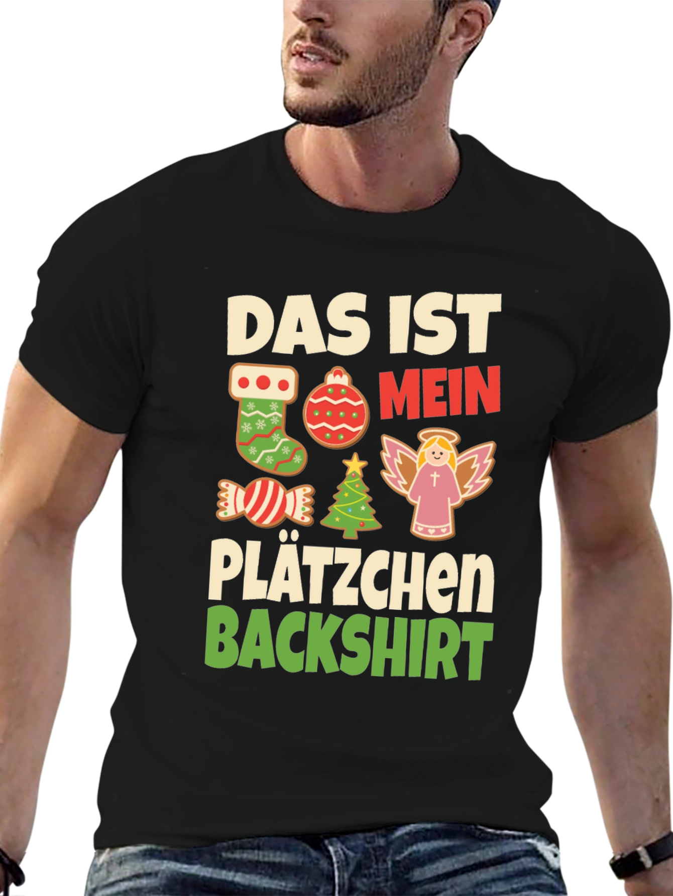 Christmas Cookies T-Shirt - Das Ist Mein Plätzchen Backshirt