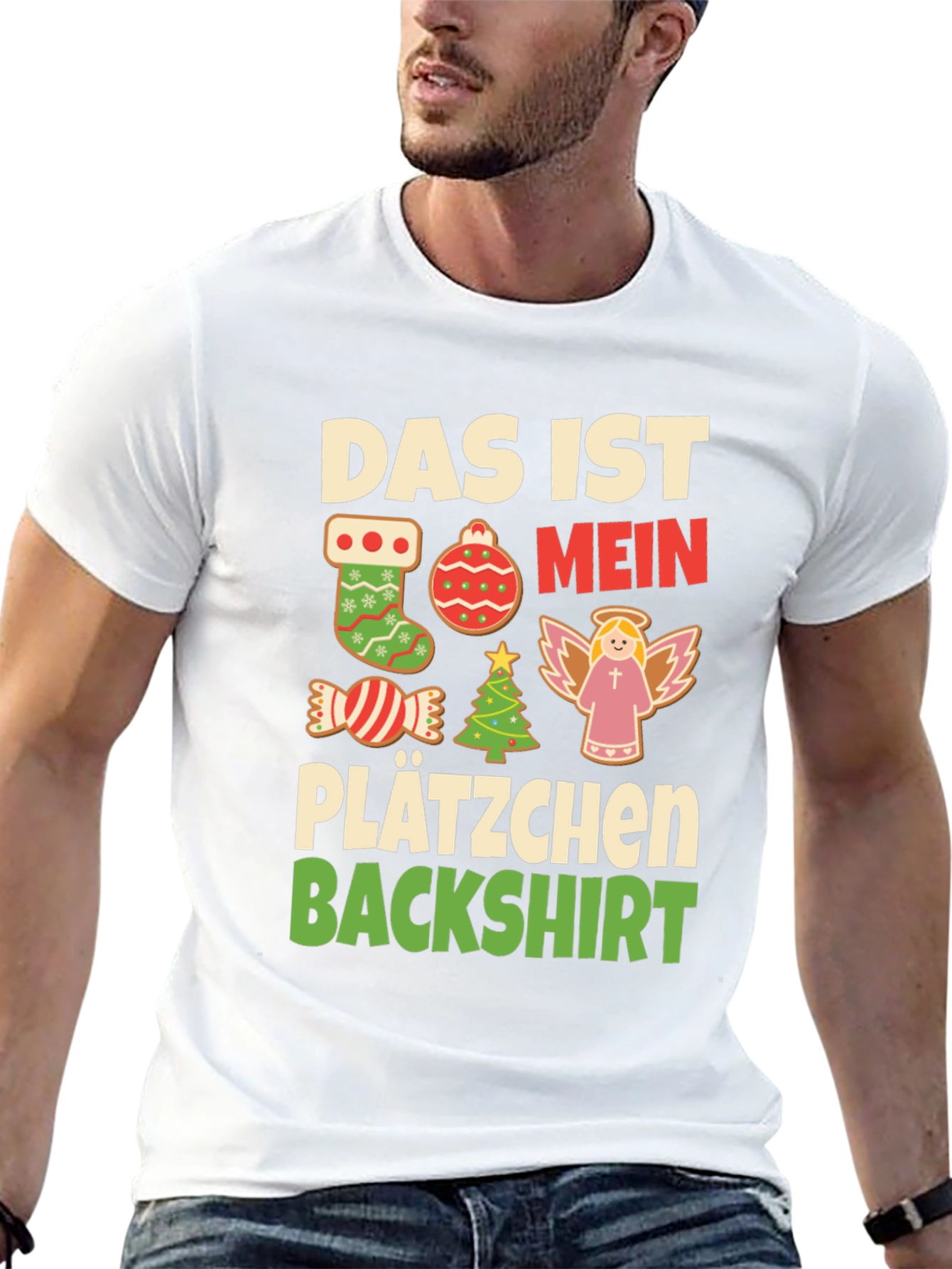Christmas Cookies T-Shirt - Das Ist Mein Plätzchen Backshirt