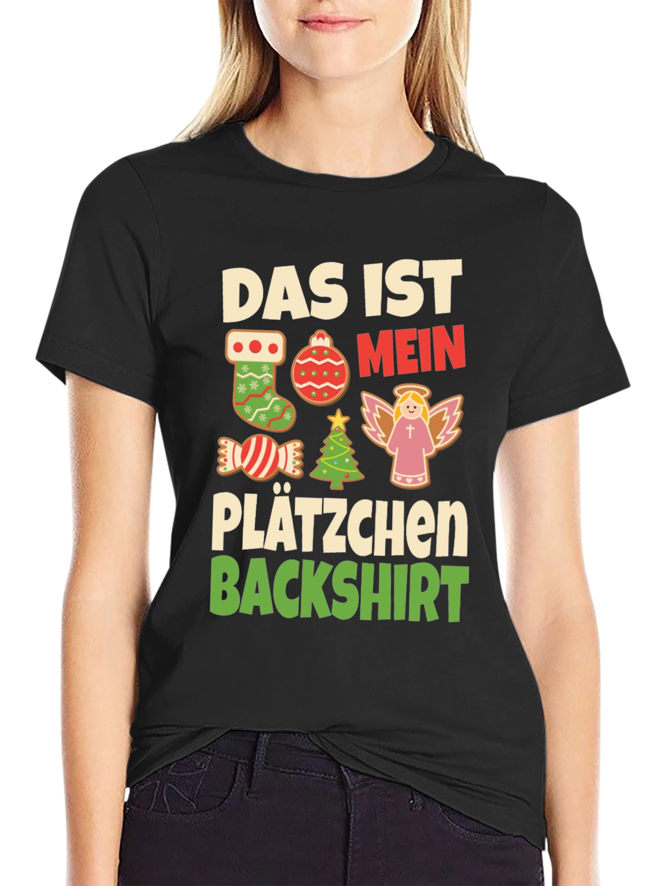 Christmas Cookies T-Shirt - Das Ist Mein Plätzchen Backshirt