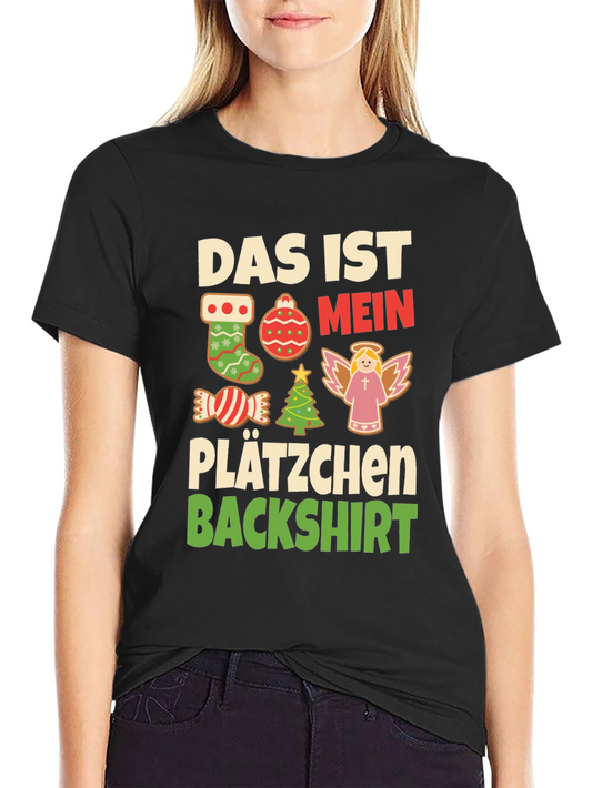Christmas Cookies T-Shirt - Das Ist Mein Plätzchen Backshirt