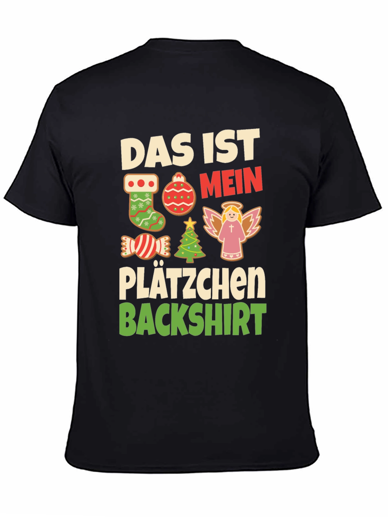 Christmas Cookies T-Shirt - Das Ist Mein Plätzchen Backshirt