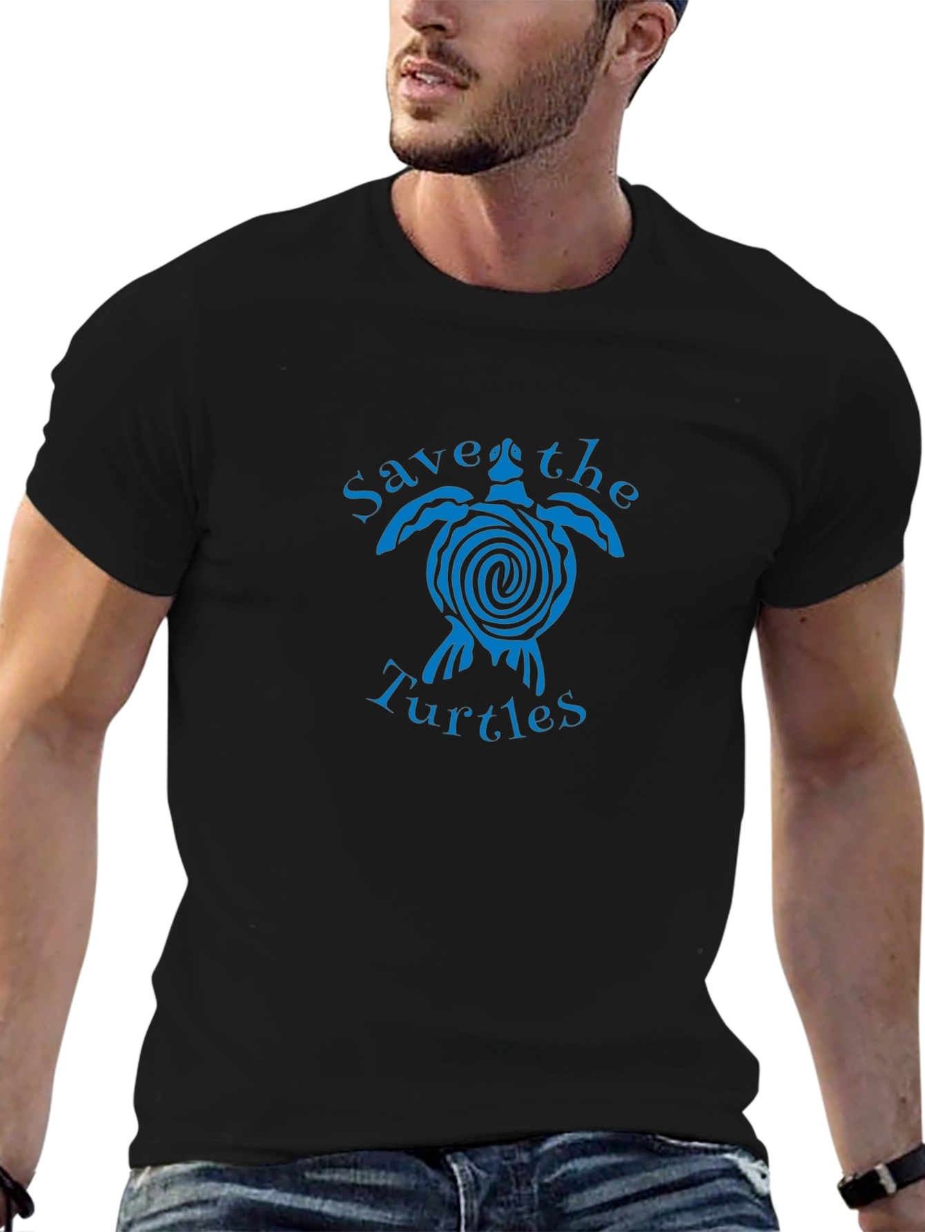 Save the Turtles Graphic Tee - Eco-Friendly Fashion