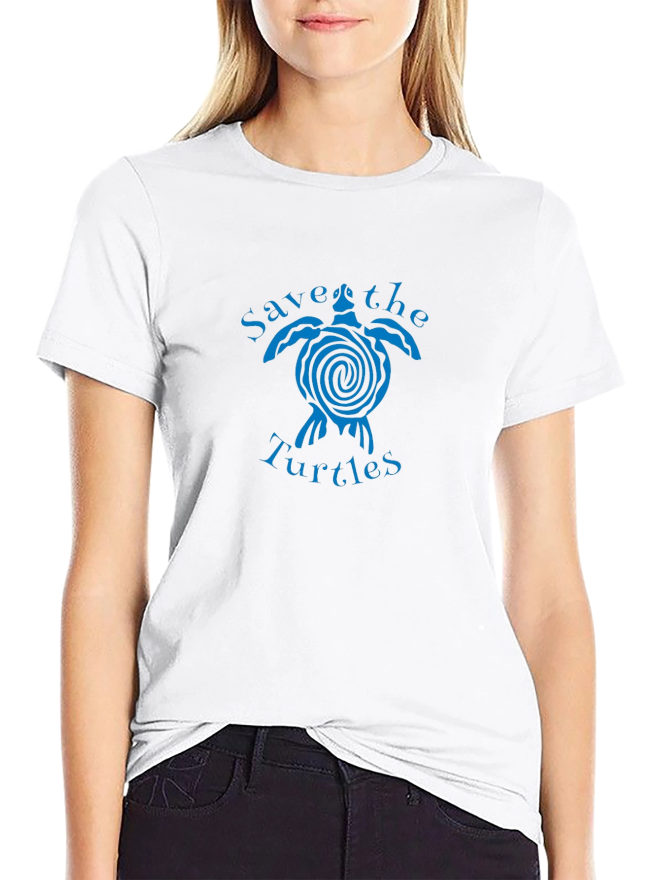 Save the Turtles Graphic Tee - Eco-Friendly Fashion