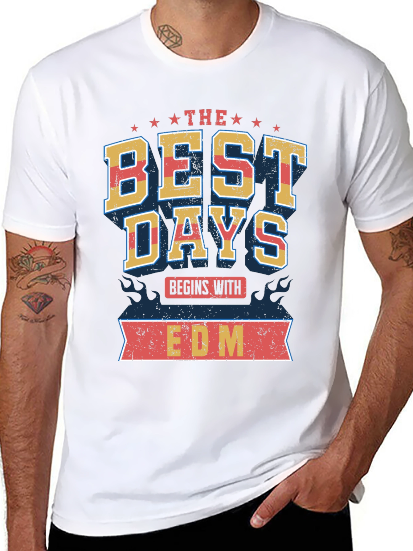 The Best Days Begin with EDM T-Shirt