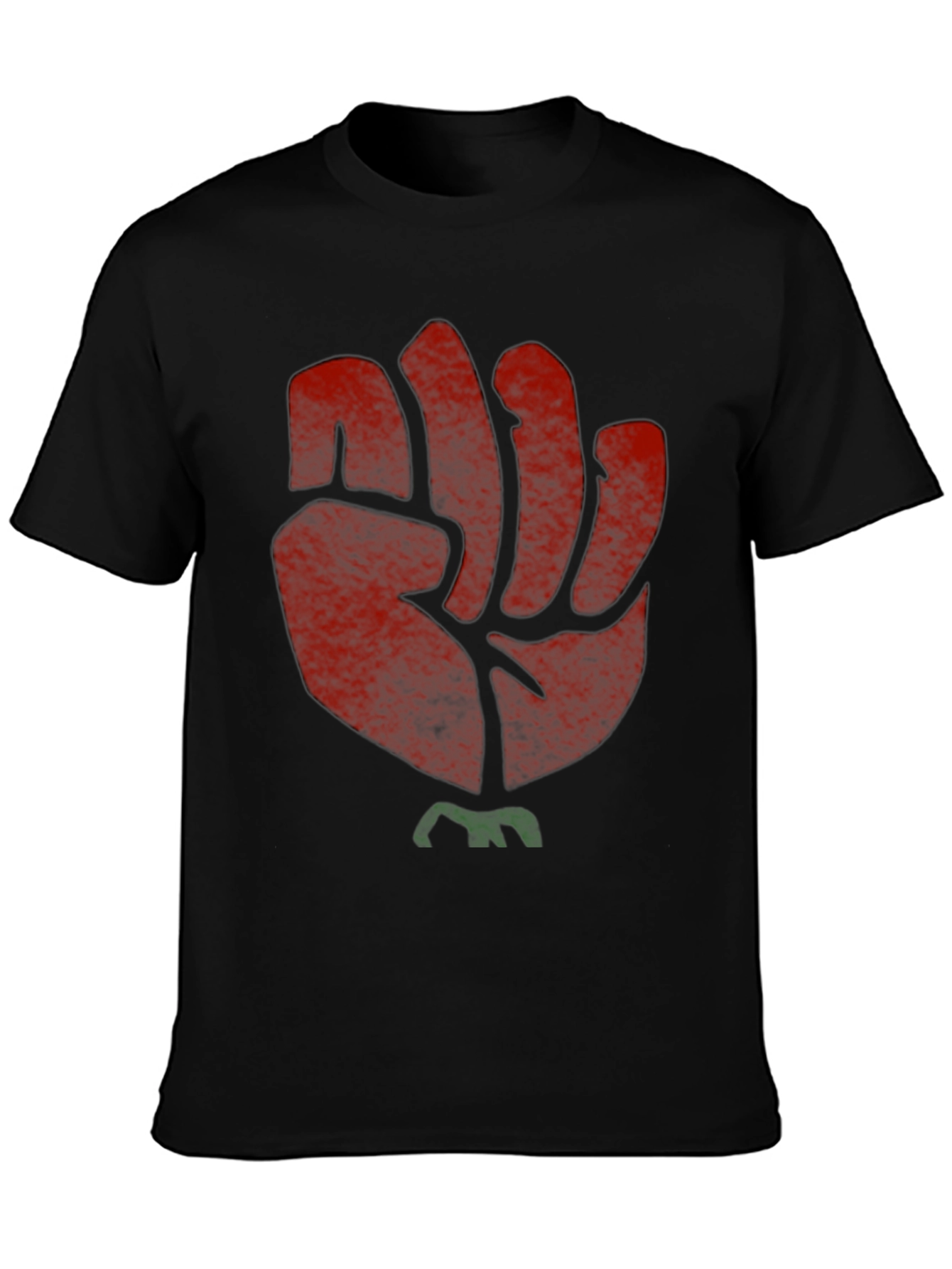 Raised Fist Graphic Tee - Black Activist Shirt