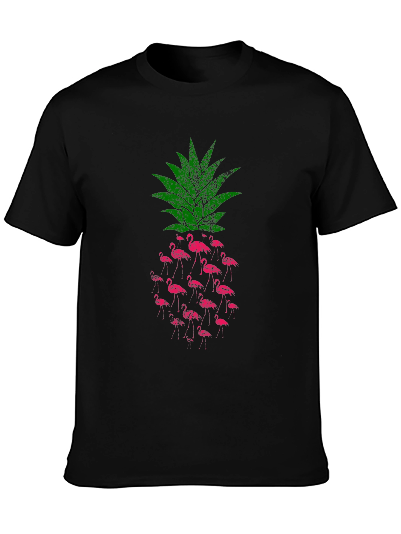 Flamingo Pineapple Graphic T-Shirt