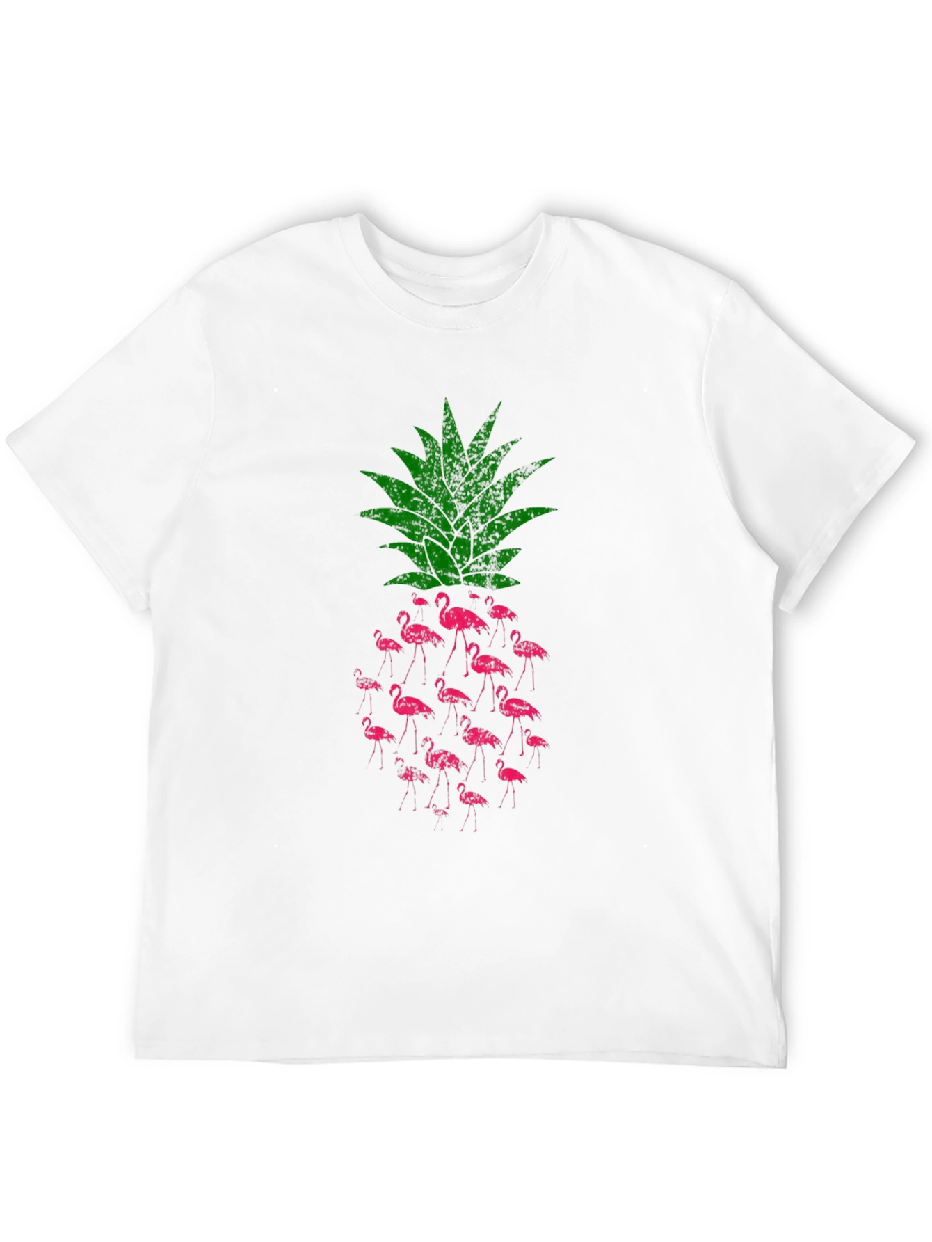 Flamingo Pineapple Graphic T-Shirt