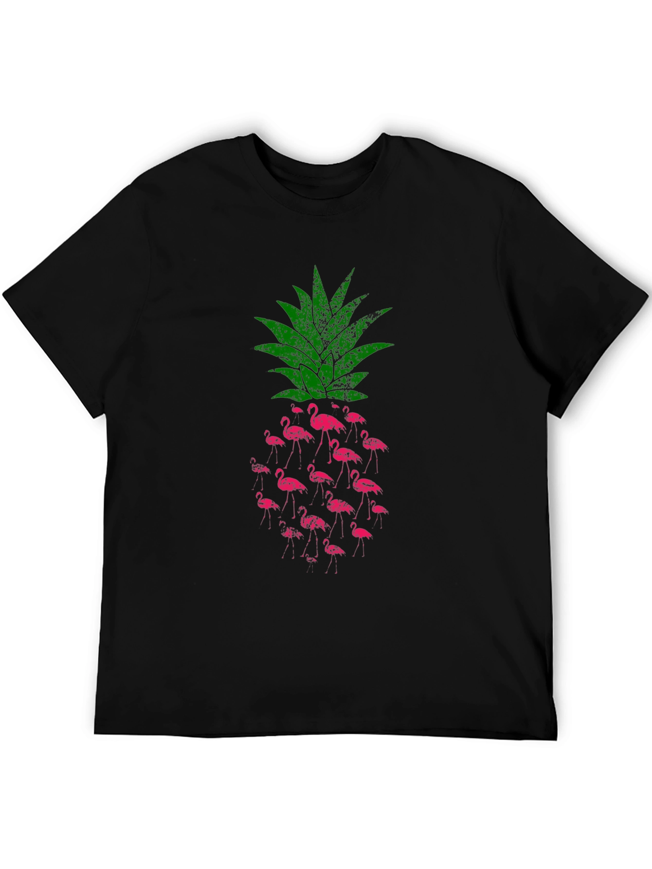 Flamingo Pineapple Graphic T-Shirt