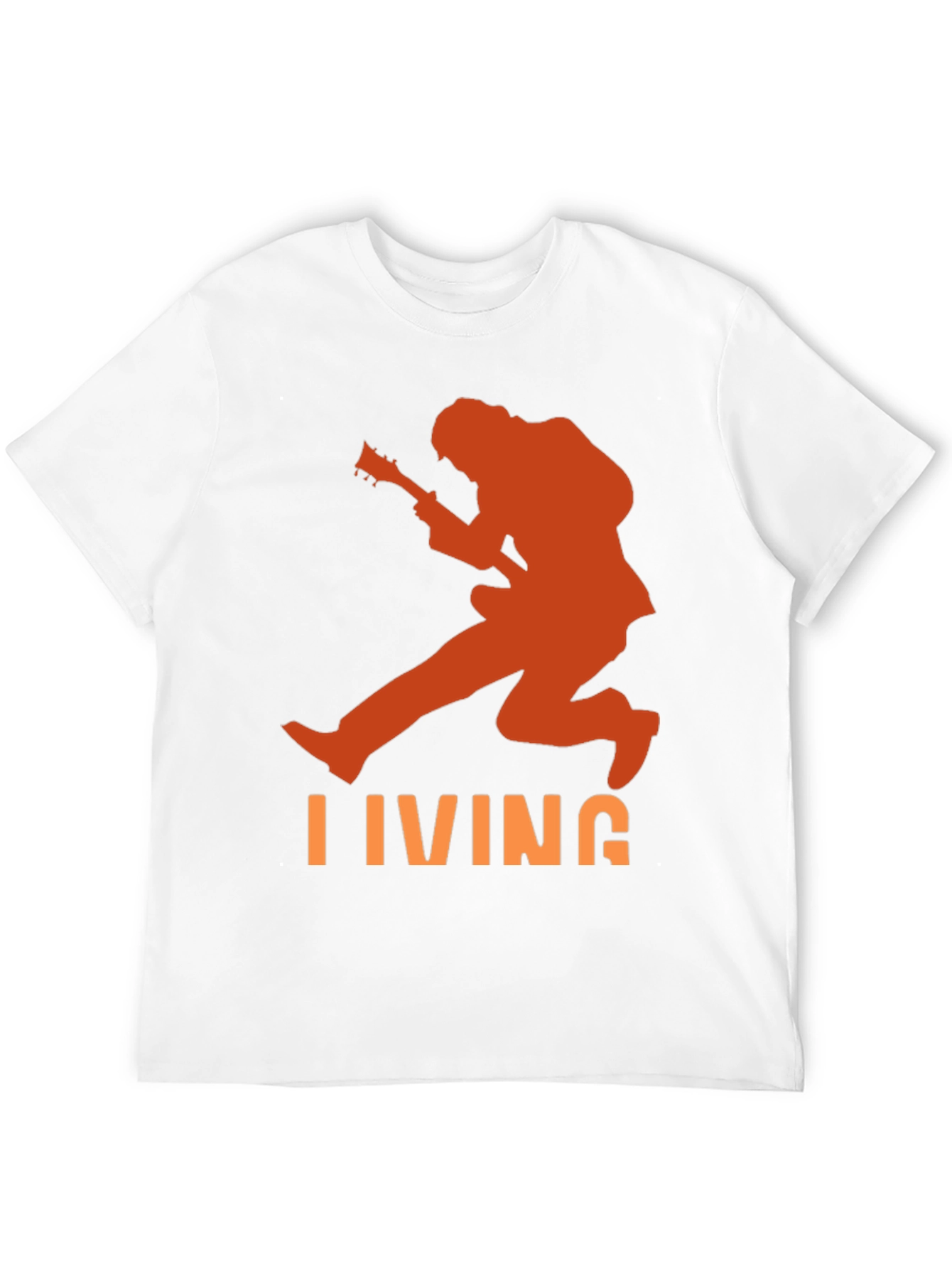 Living Guitarist Graphic Tee - Black