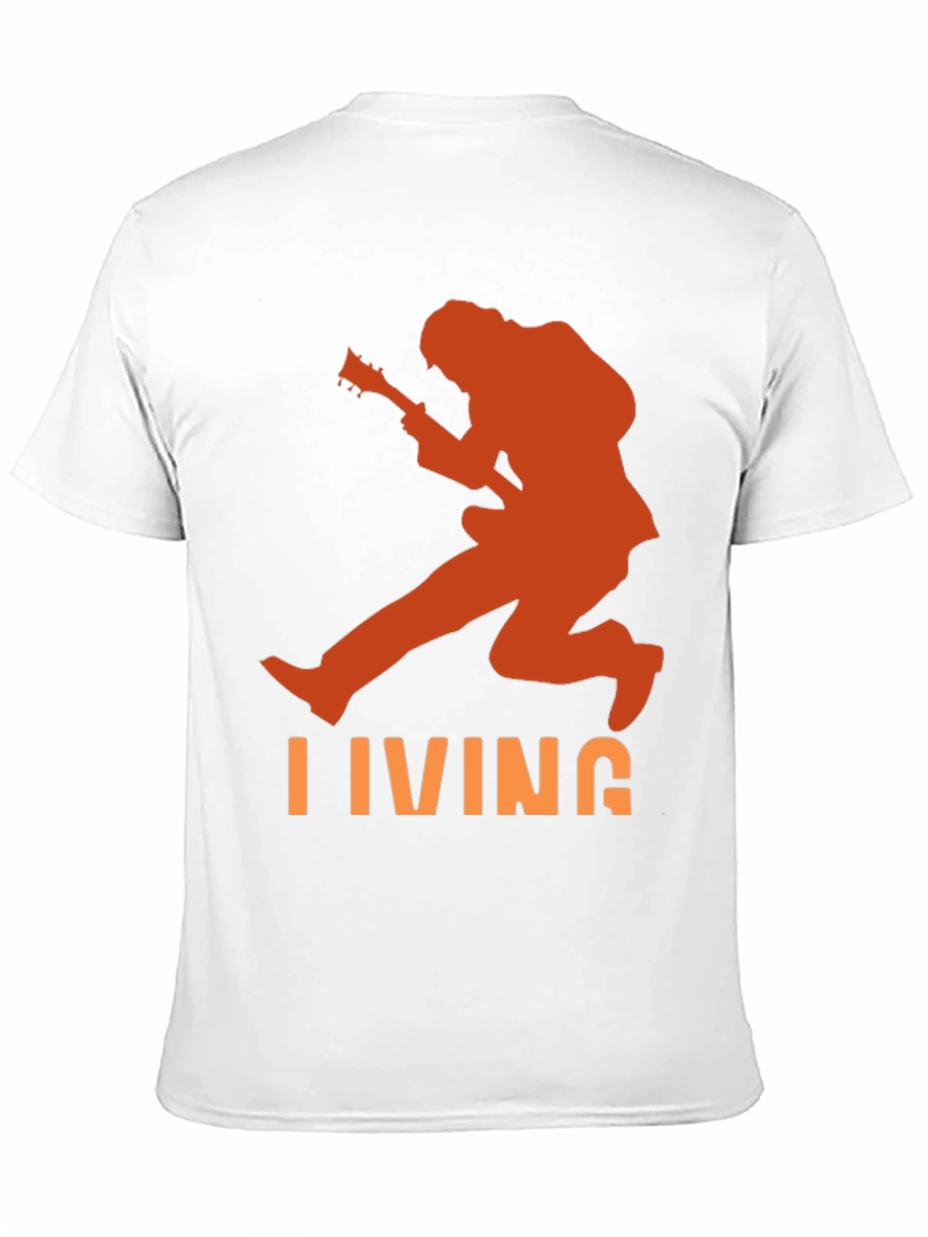 Living Guitarist Graphic Tee - Black