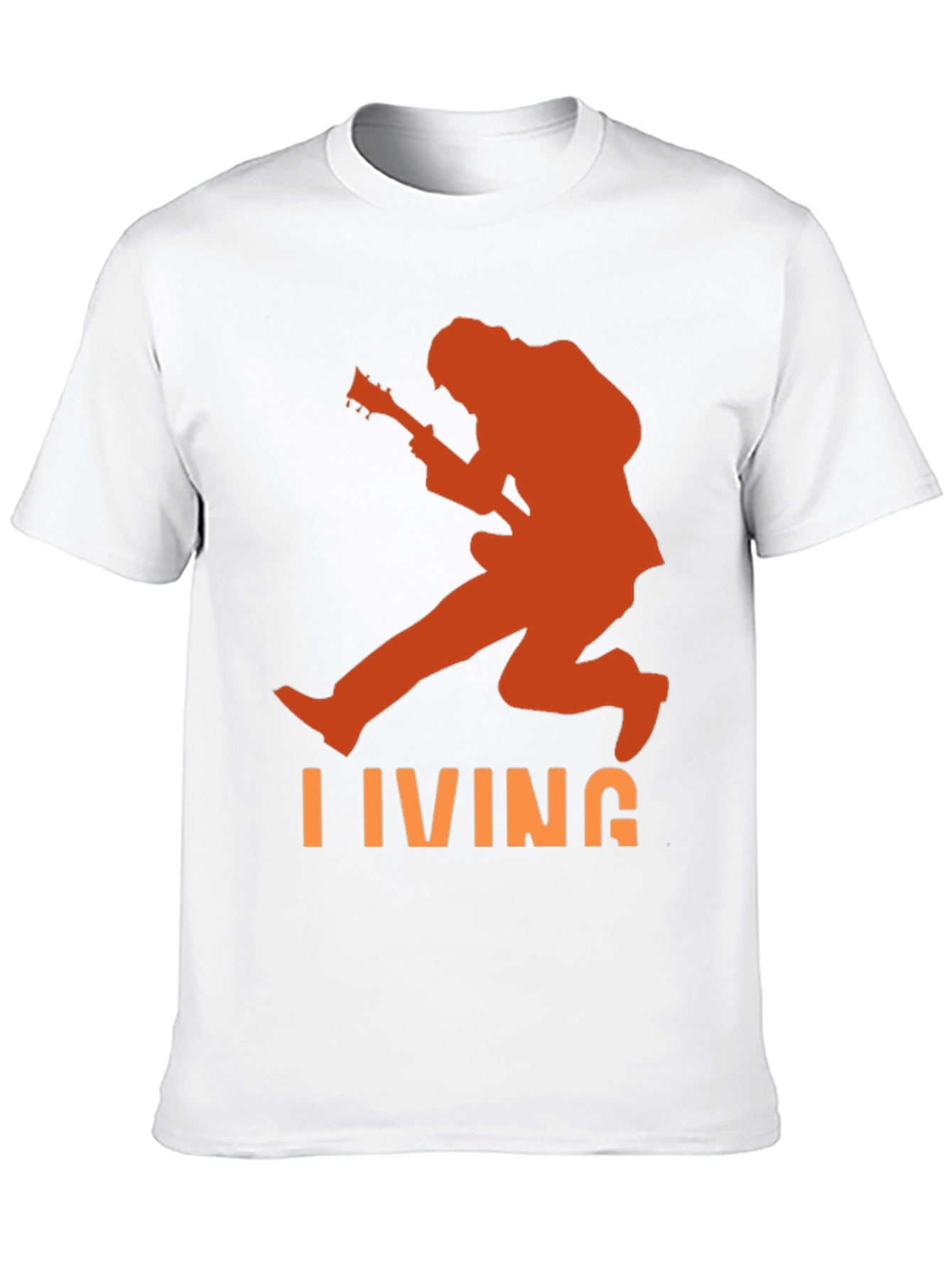 Living Guitarist Graphic Tee - Black
