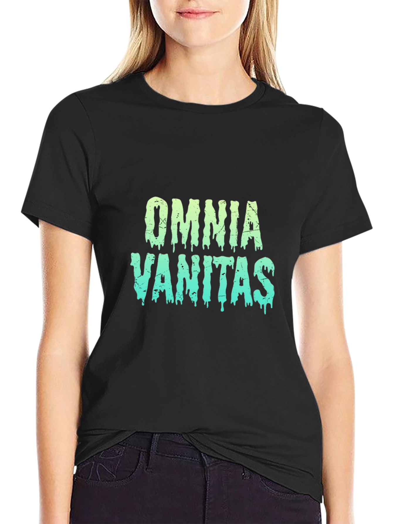 Omnia Vanitas Graphic Tee - Classic Black