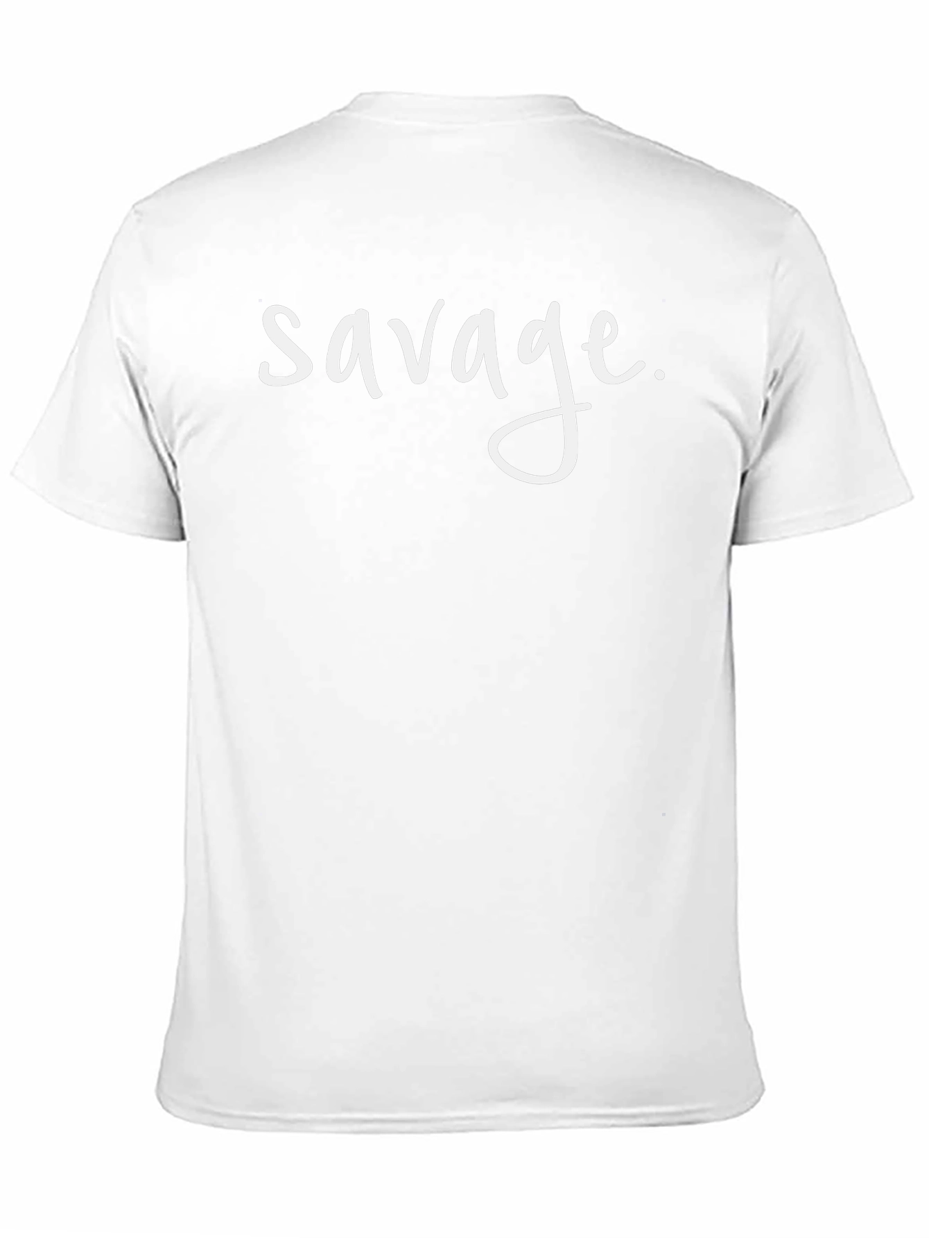 Savage Graphic Tee - Mens Black Cotton T-Shirt