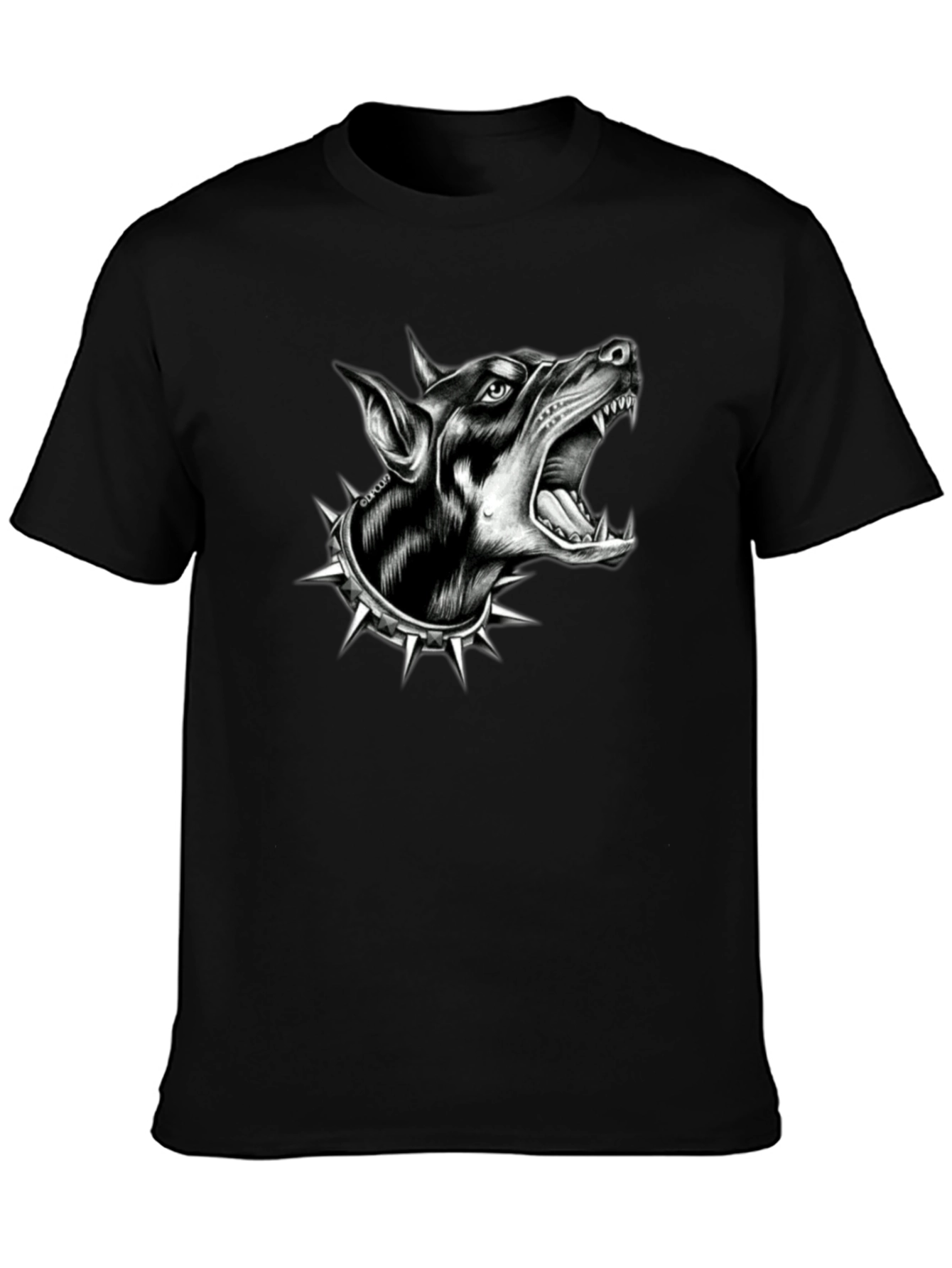 Dog Graphic T-Shirt - Edgy Canine Design
