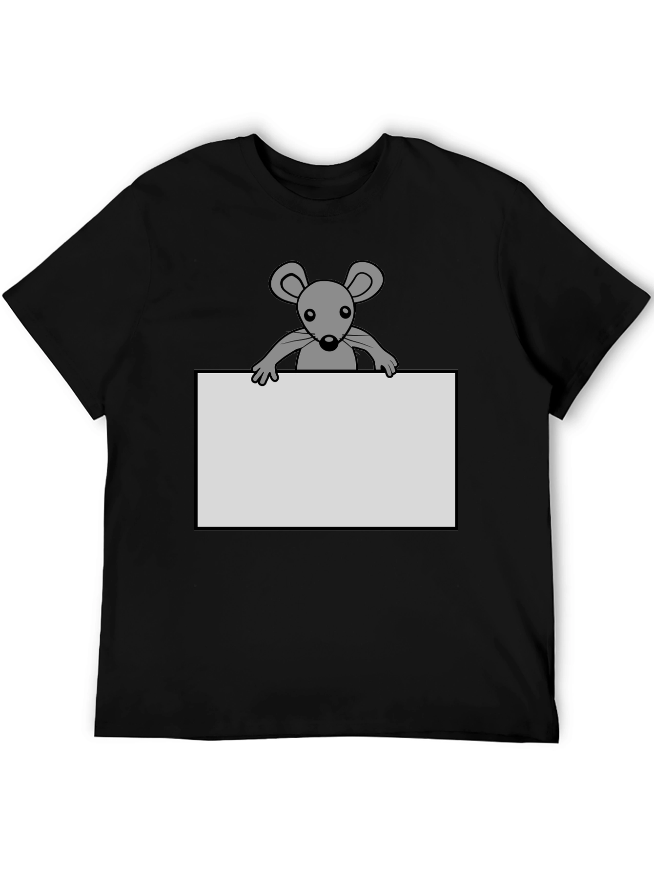 Mouse Graphic T-Shirt - Unisex Cotton Tee