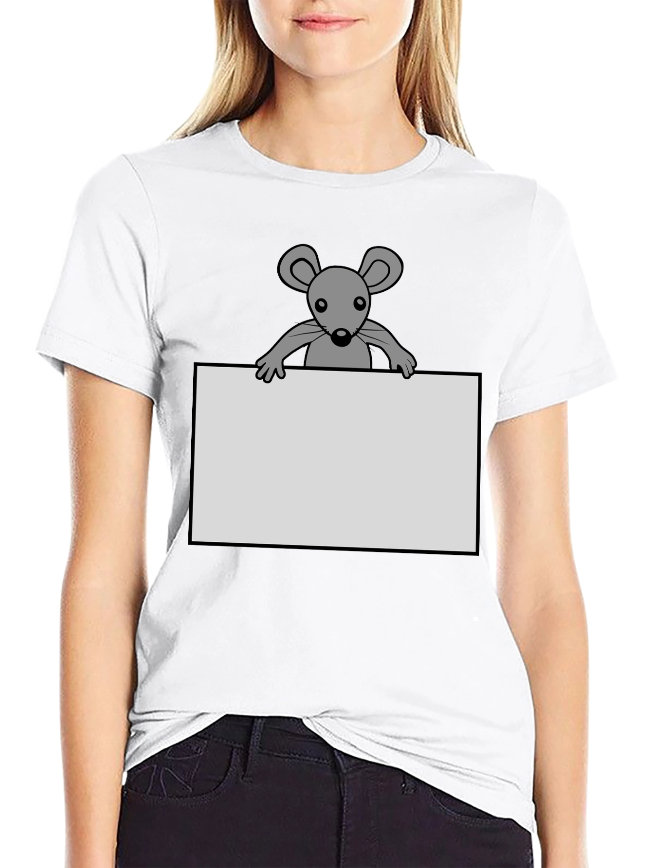 Mouse Graphic T-Shirt - Unisex Cotton Tee