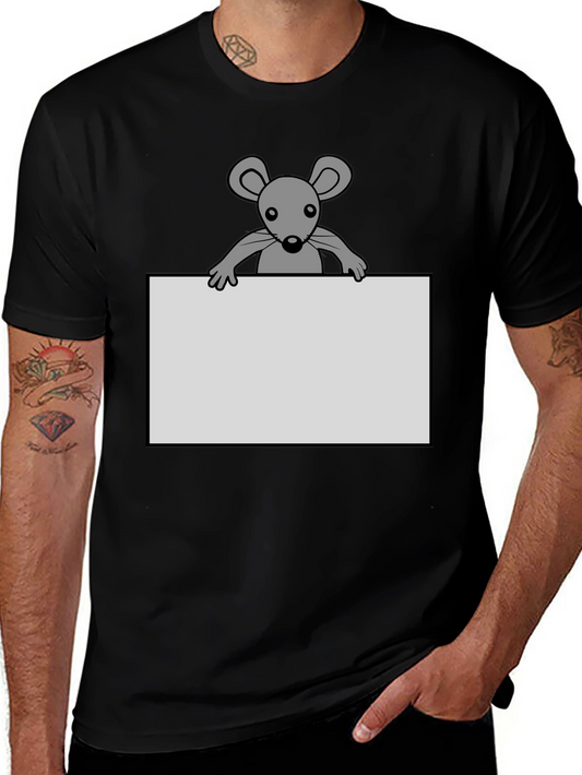 Mouse Graphic T-Shirt - Unisex Cotton Tee