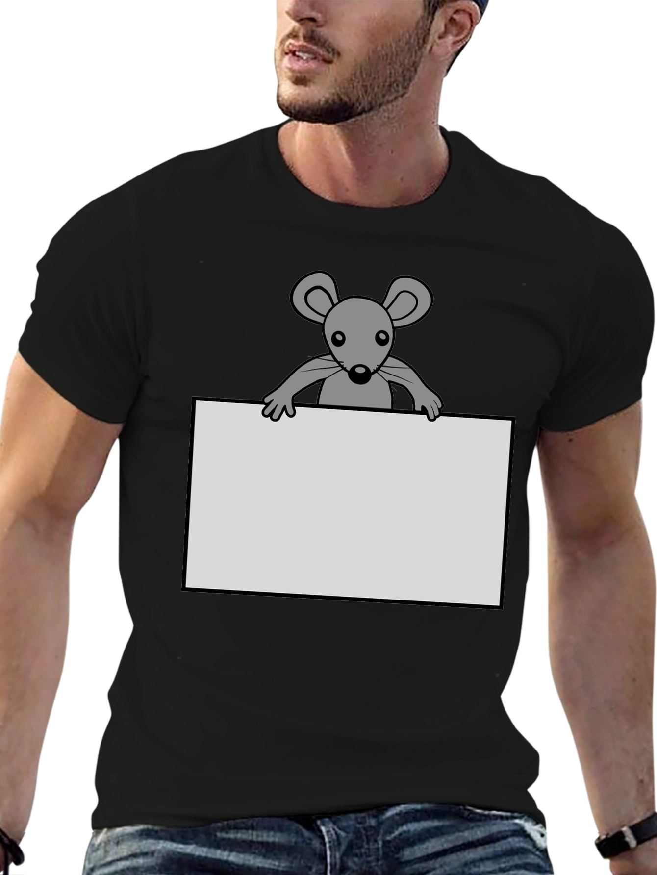 Mouse Graphic T-Shirt - Unisex Cotton Tee