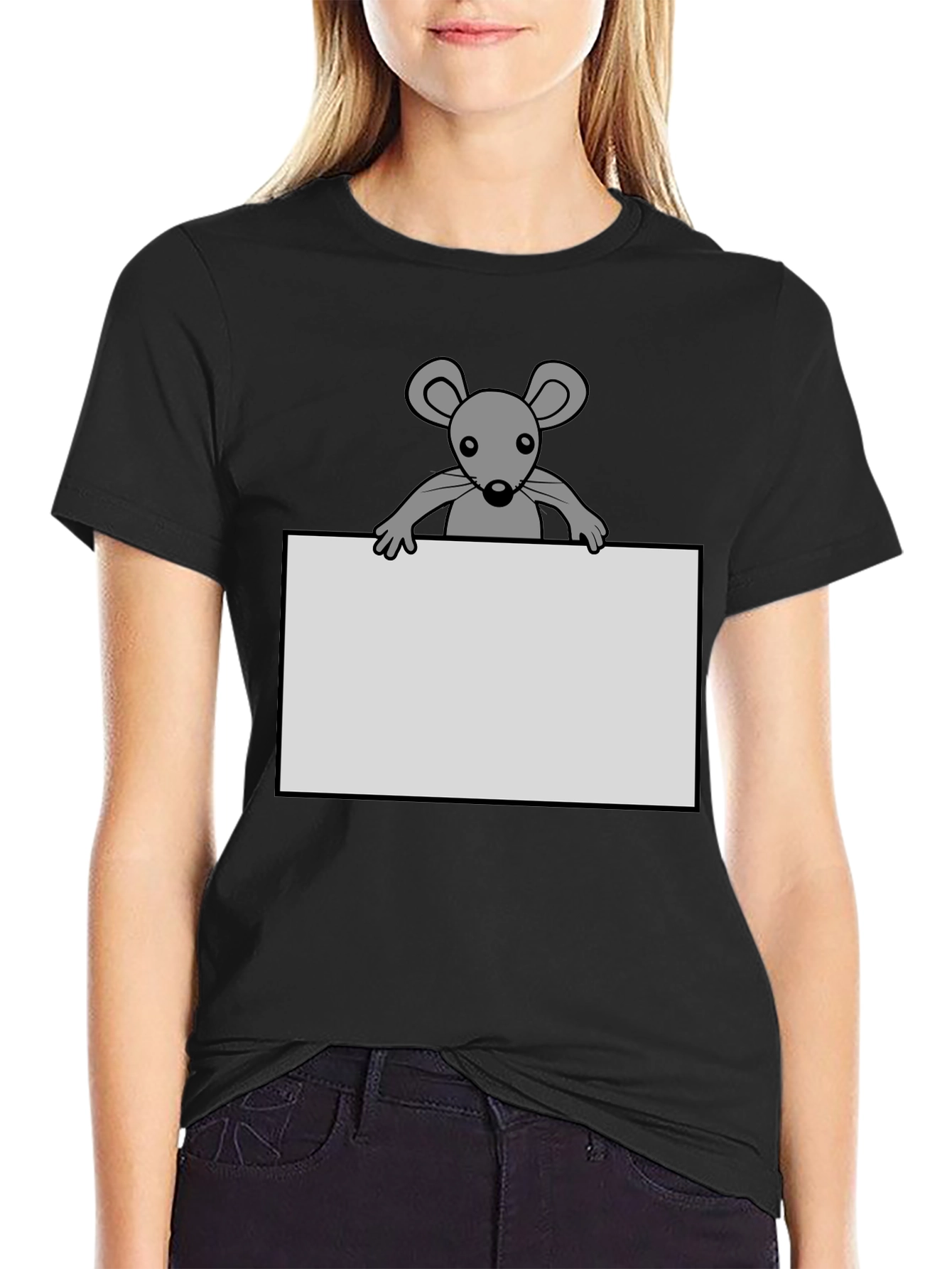 Mouse Graphic T-Shirt - Unisex Cotton Tee