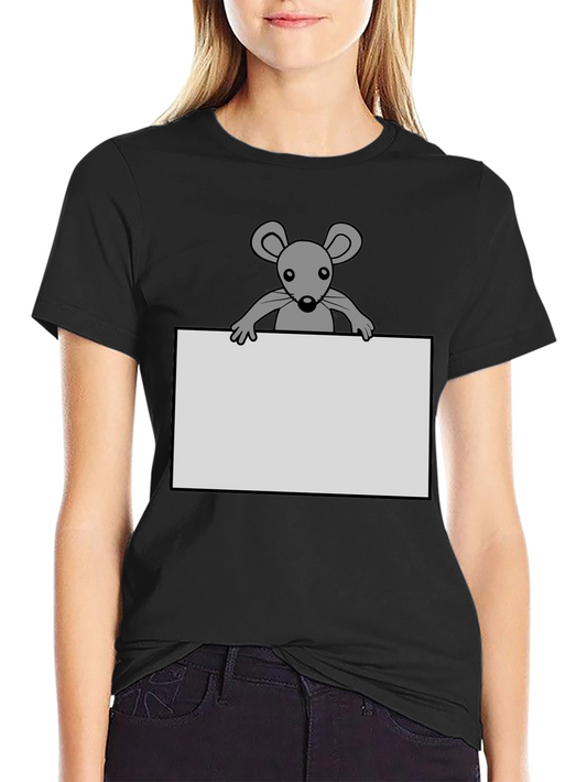 Mouse Graphic T-Shirt - Unisex Cotton Tee