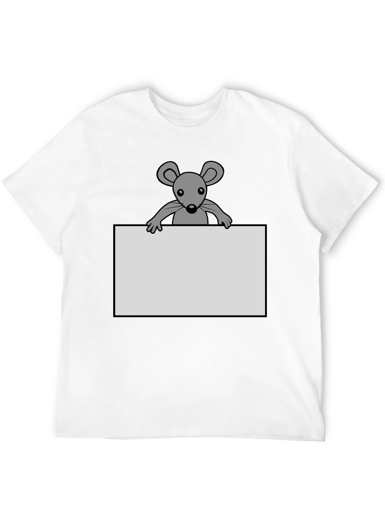 Mouse Graphic T-Shirt - Unisex Cotton Tee
