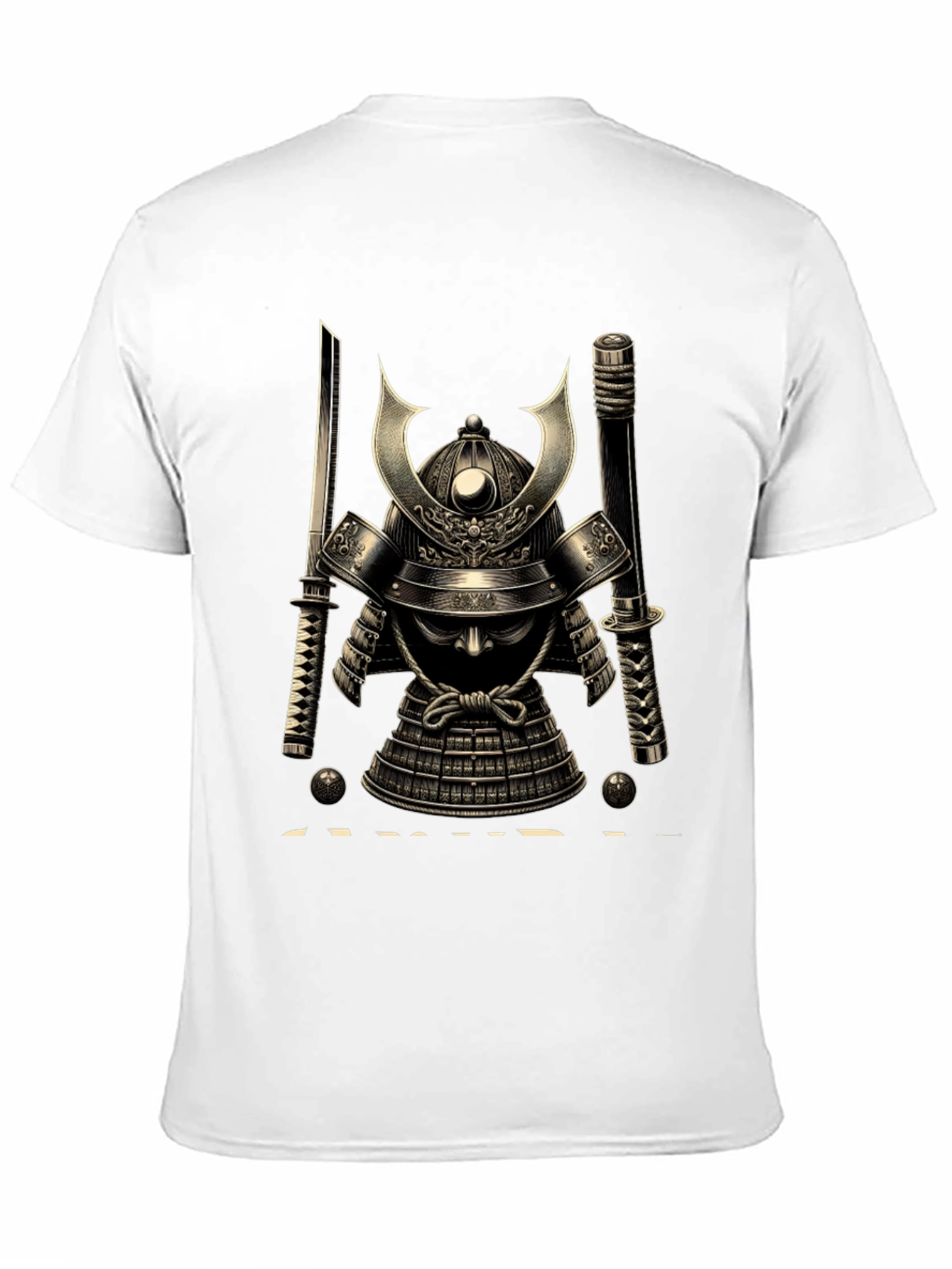 Samurai Helmet Graphic Tee - Black