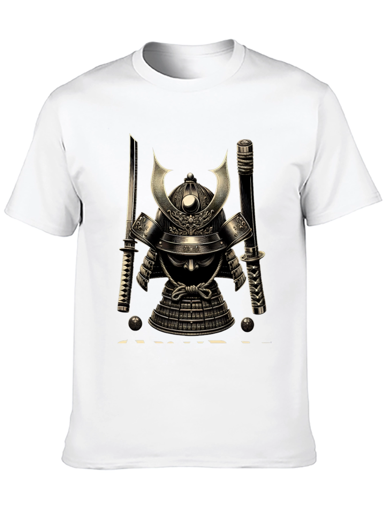 Samurai Helmet Graphic Tee - Black